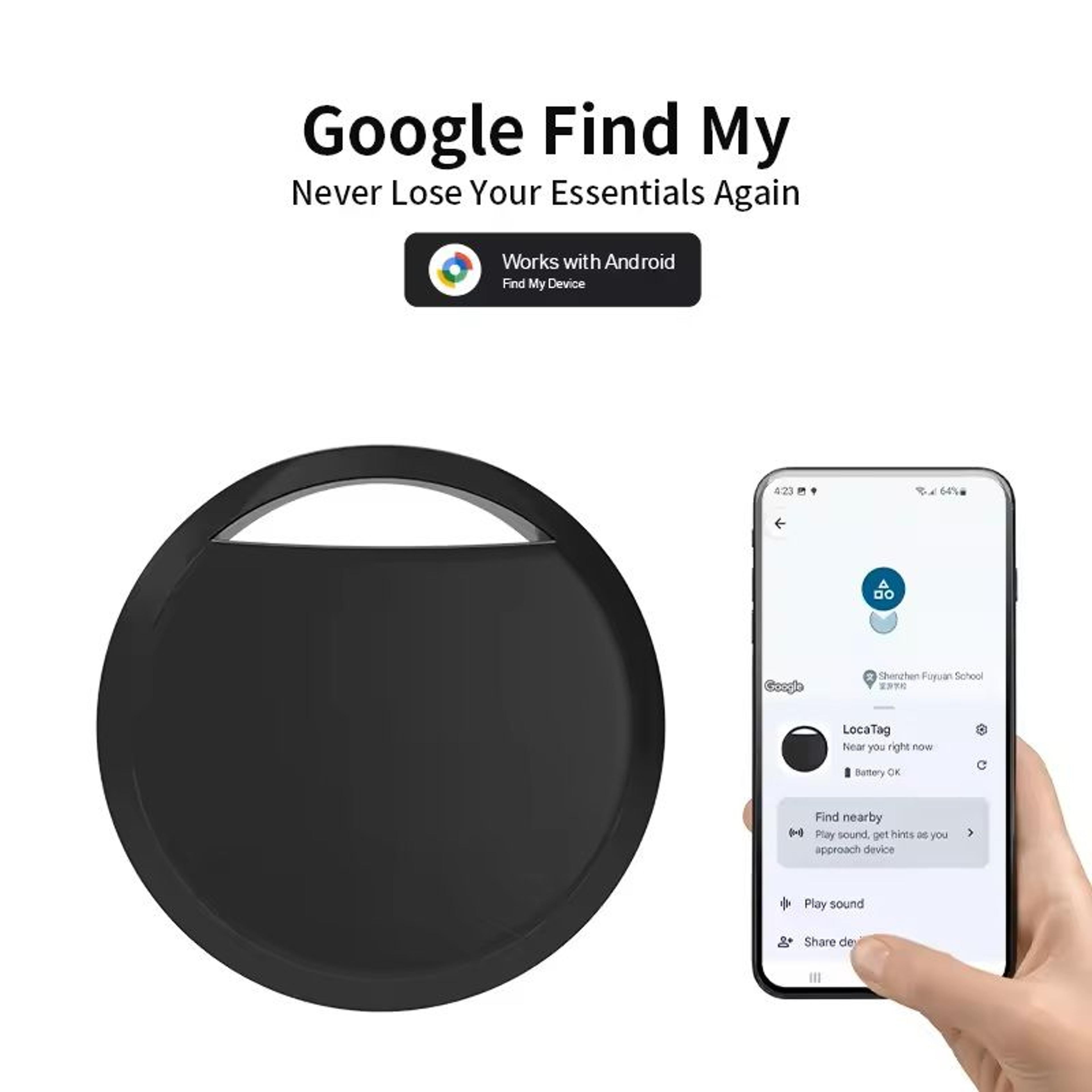 bluetooth gps tracker – smart key finder tag for android with google find my app