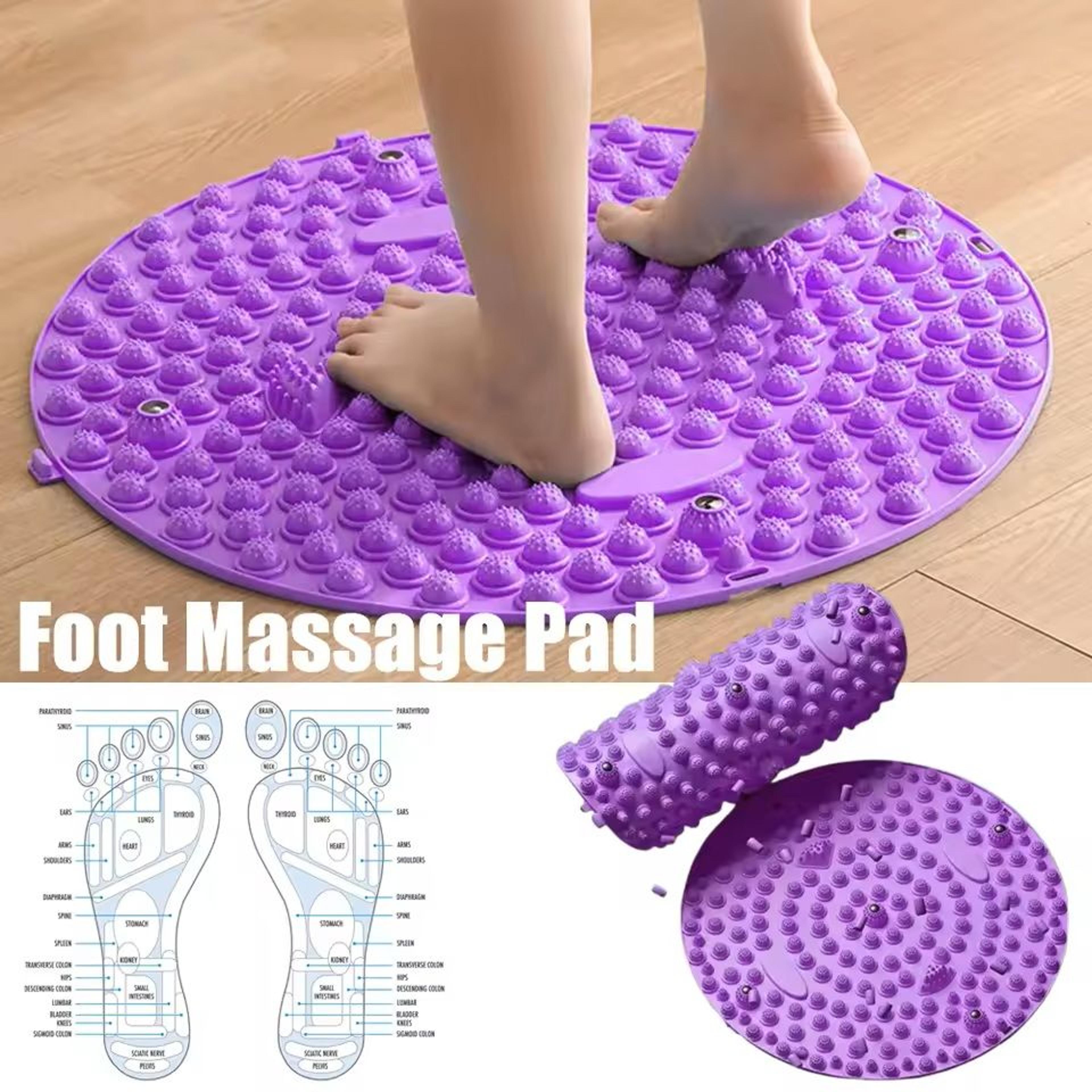 fingerpressure foot massage pad – acupressure reflexology mat for pain relief and relaxation