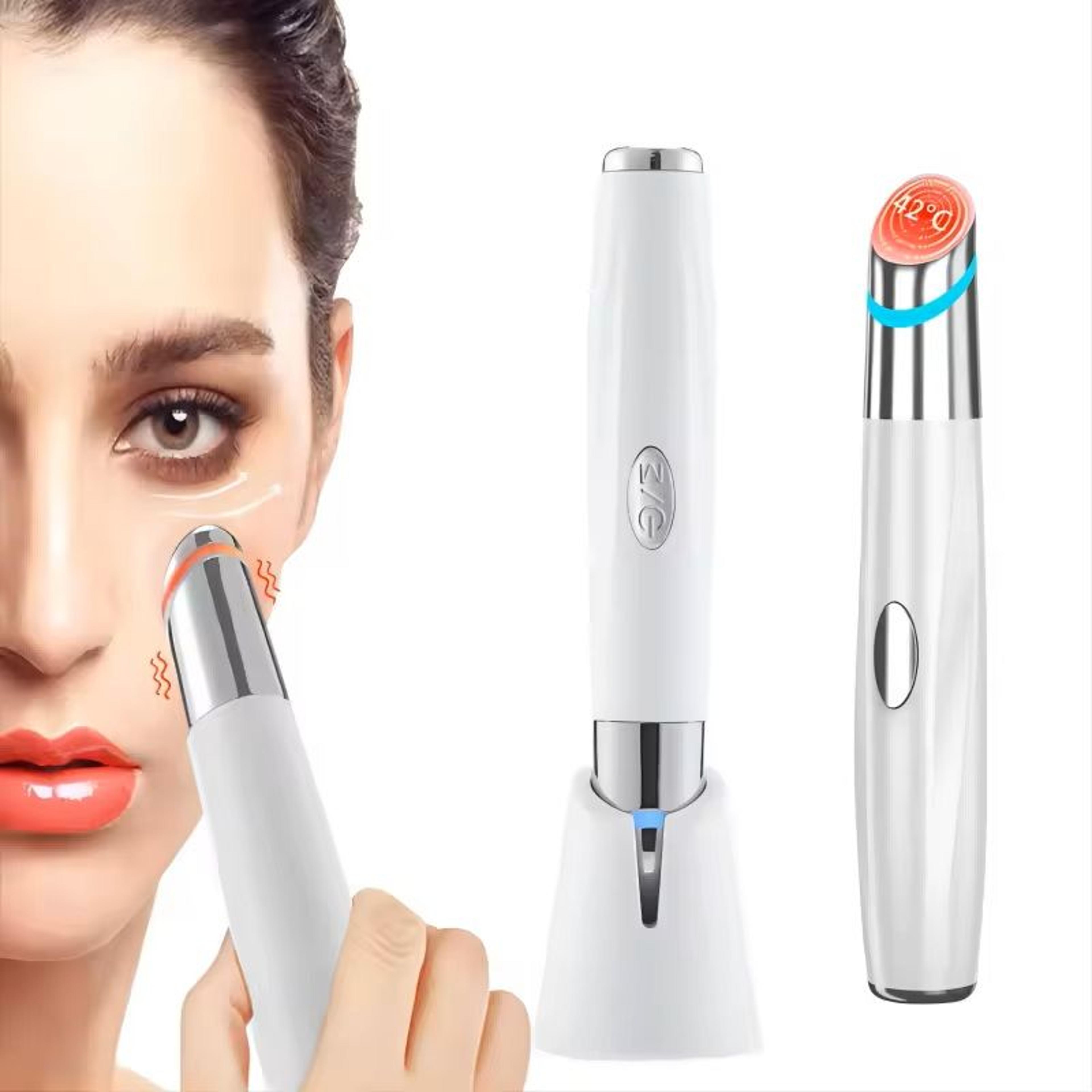 5-in-1 led eye massager wand for puffiness, dark circles, and skincare