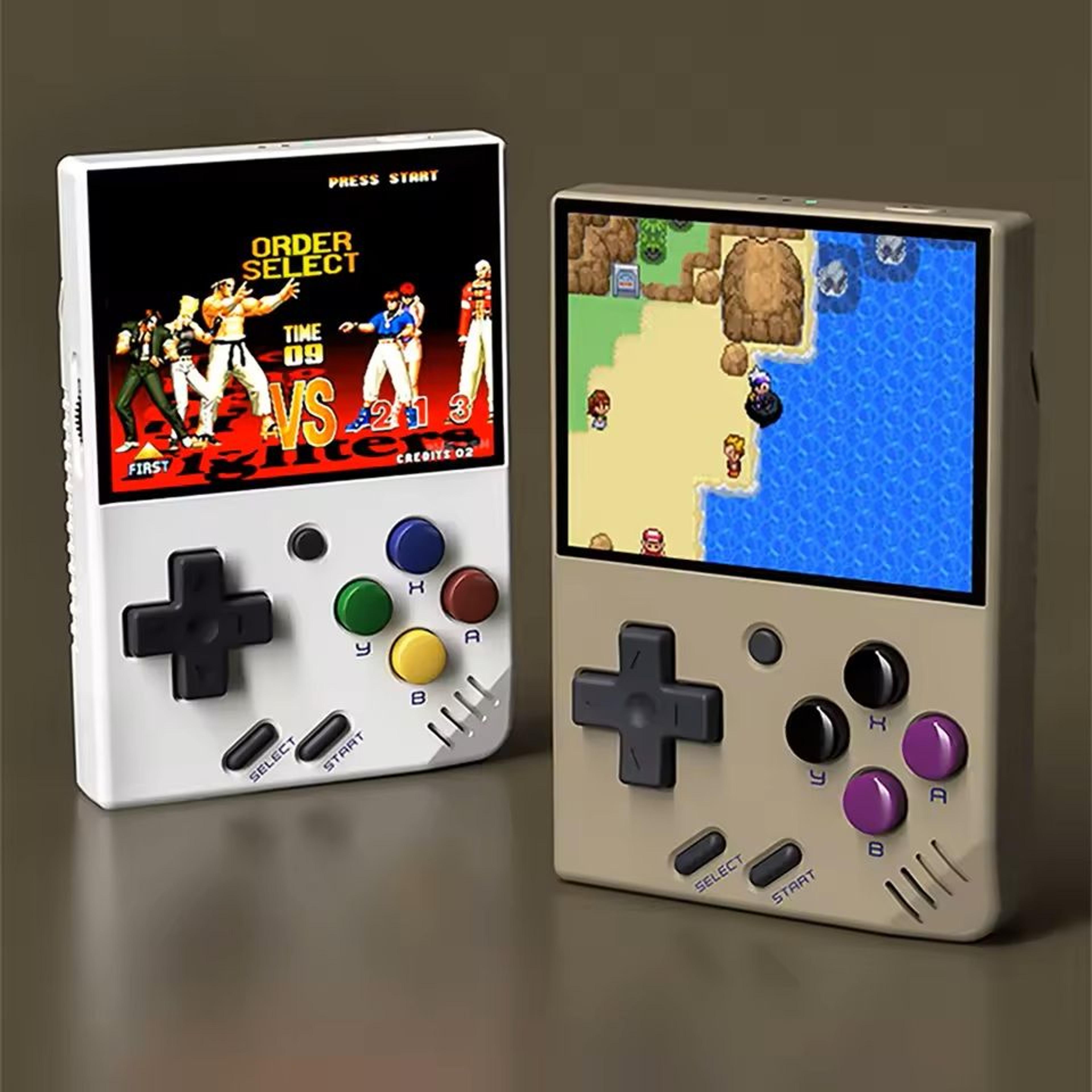mini retro handheld gaming console with 2.8-inch ips screen and linux os