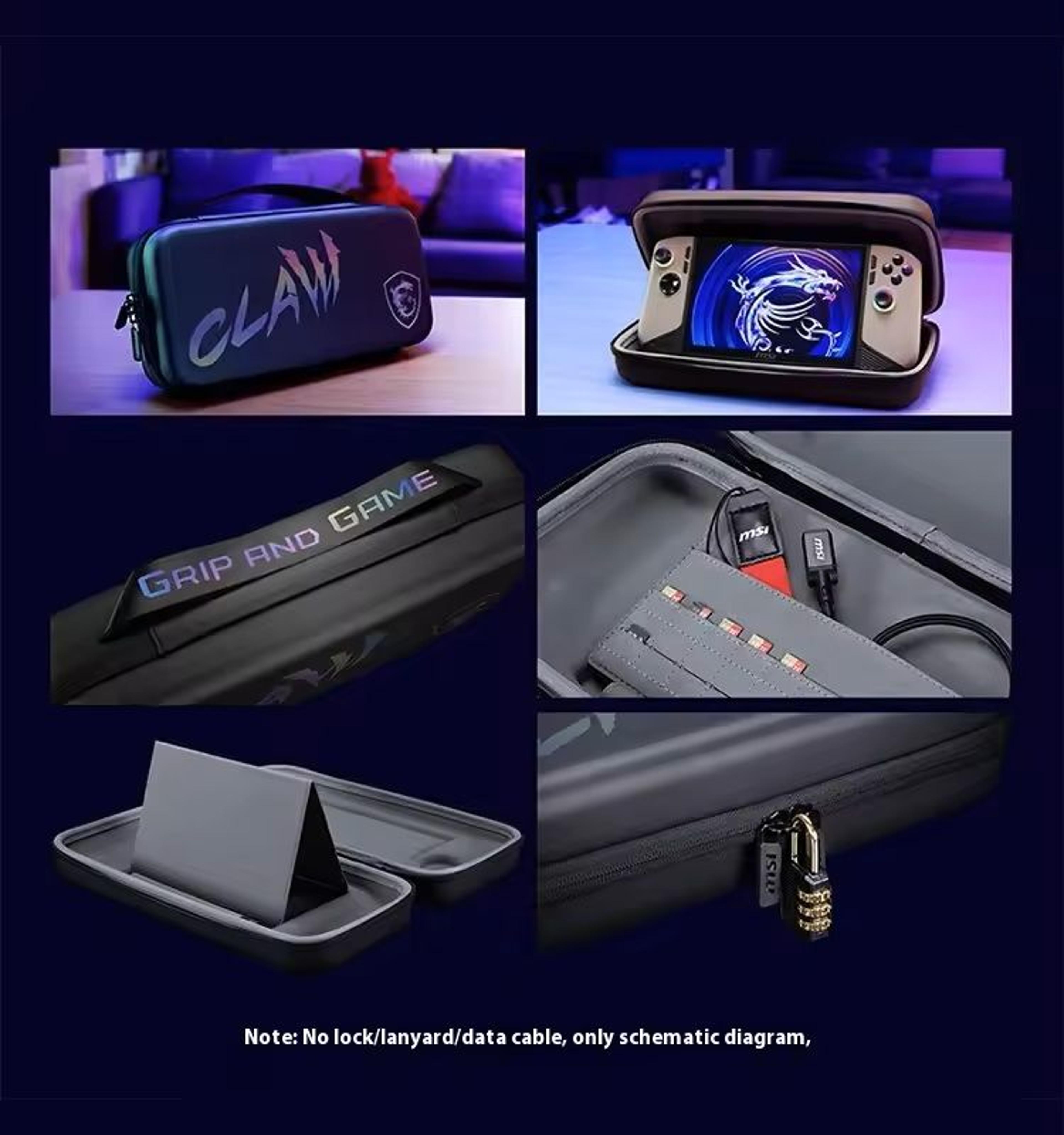 shockproof travel carrying case for 8-inch gaming console
