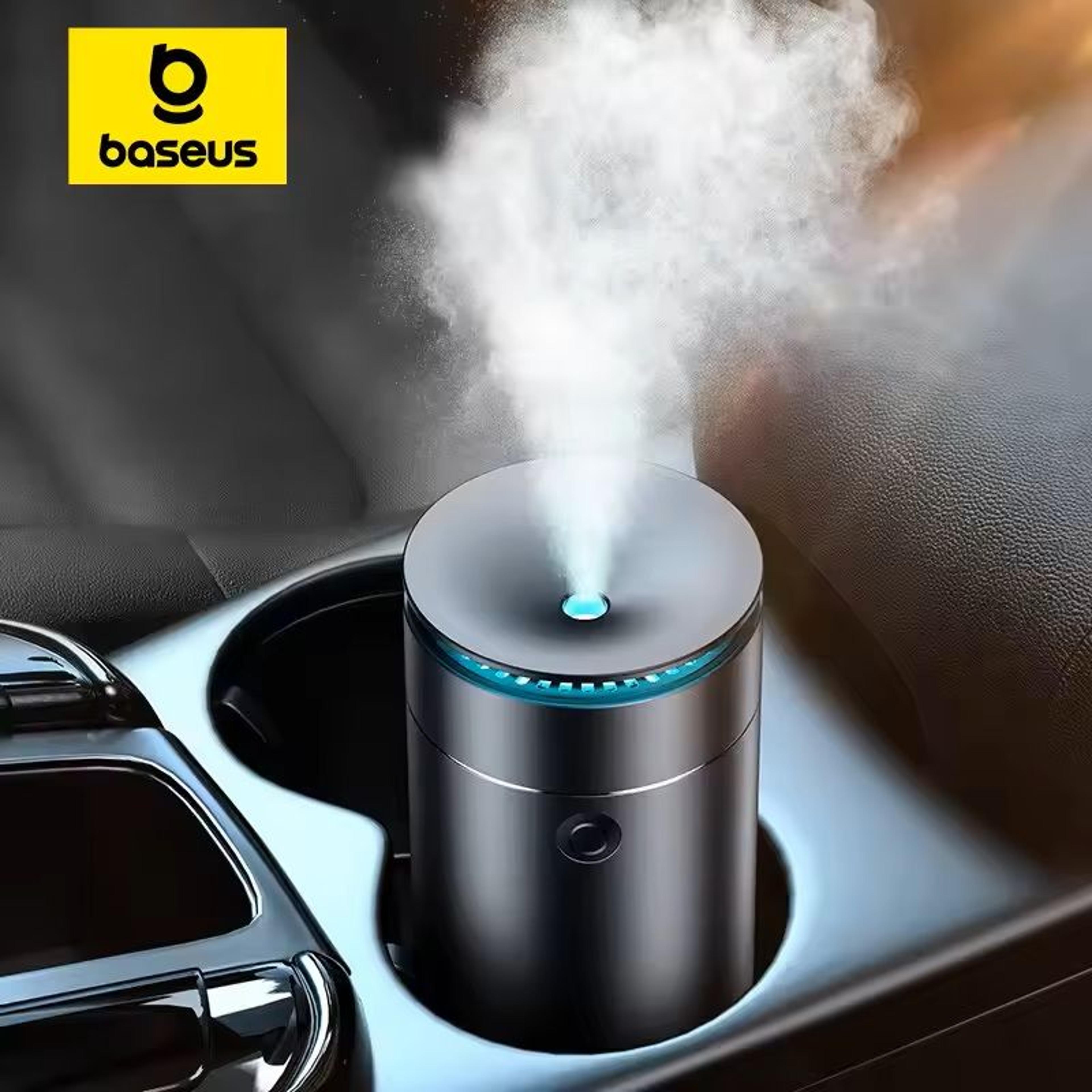 car aromatherapy diffuser with led light and air purification