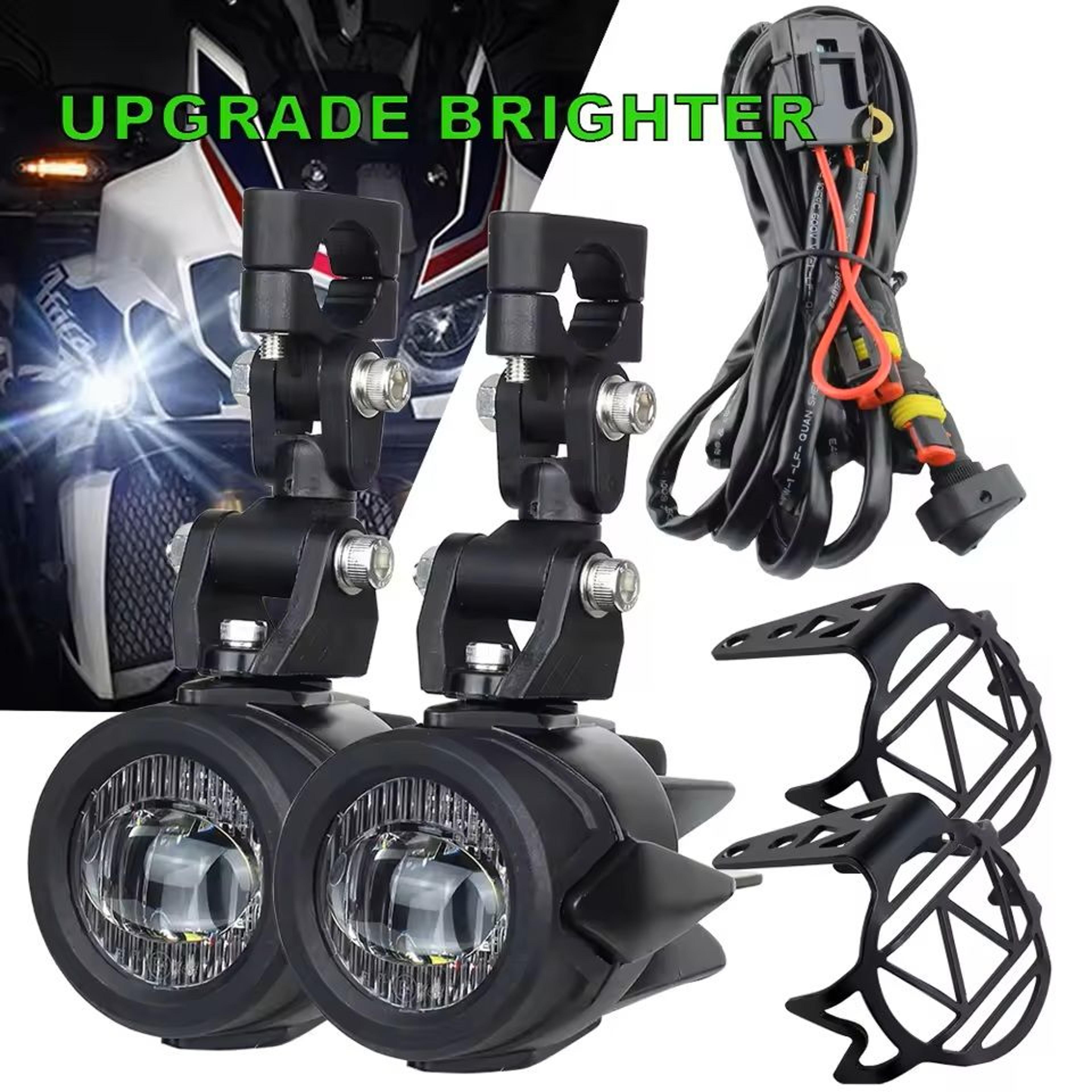 upgrade motorcycle fog light auxiliary lamps