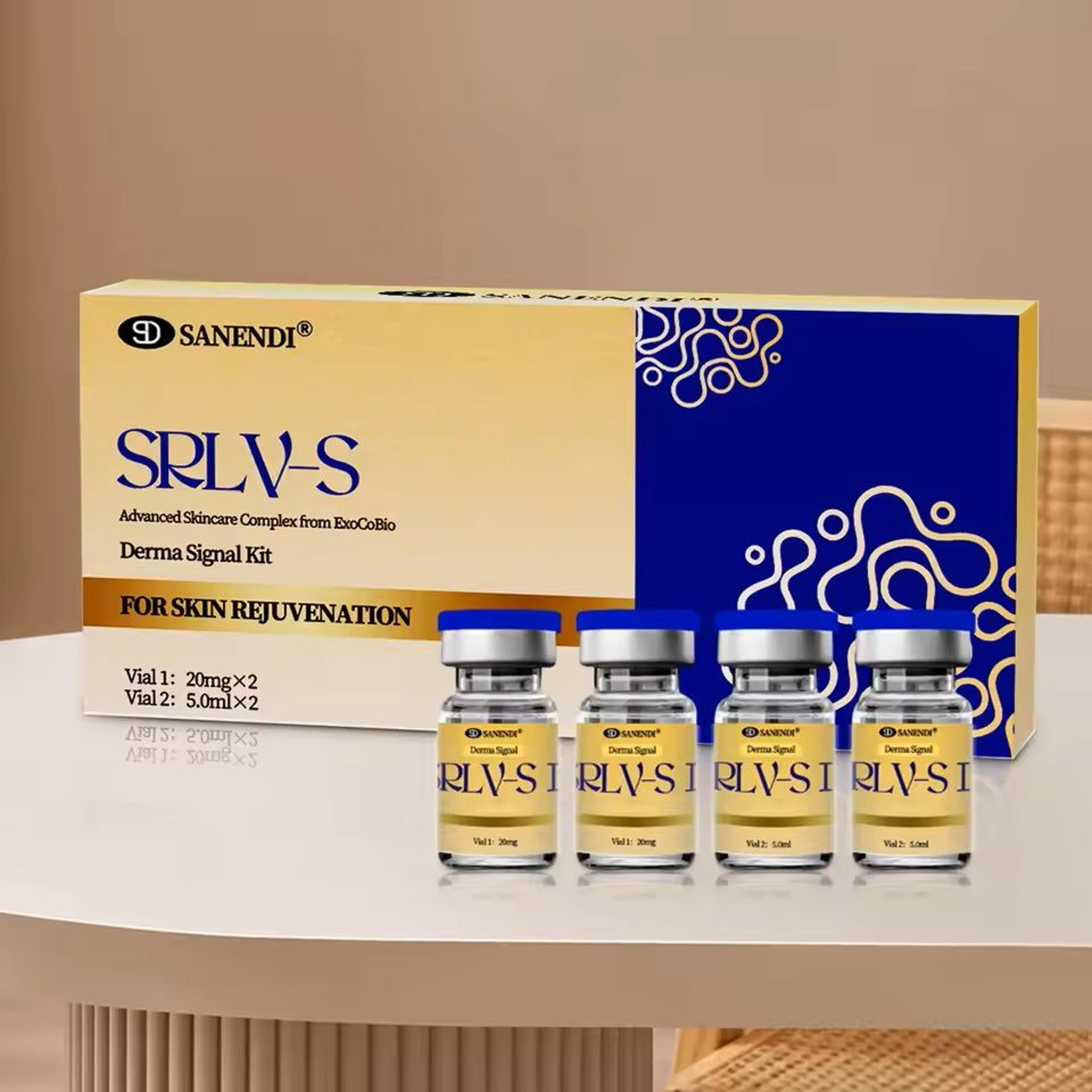 exosome stem cell skin booster with hyaluronic acid anti aging and brightening serum