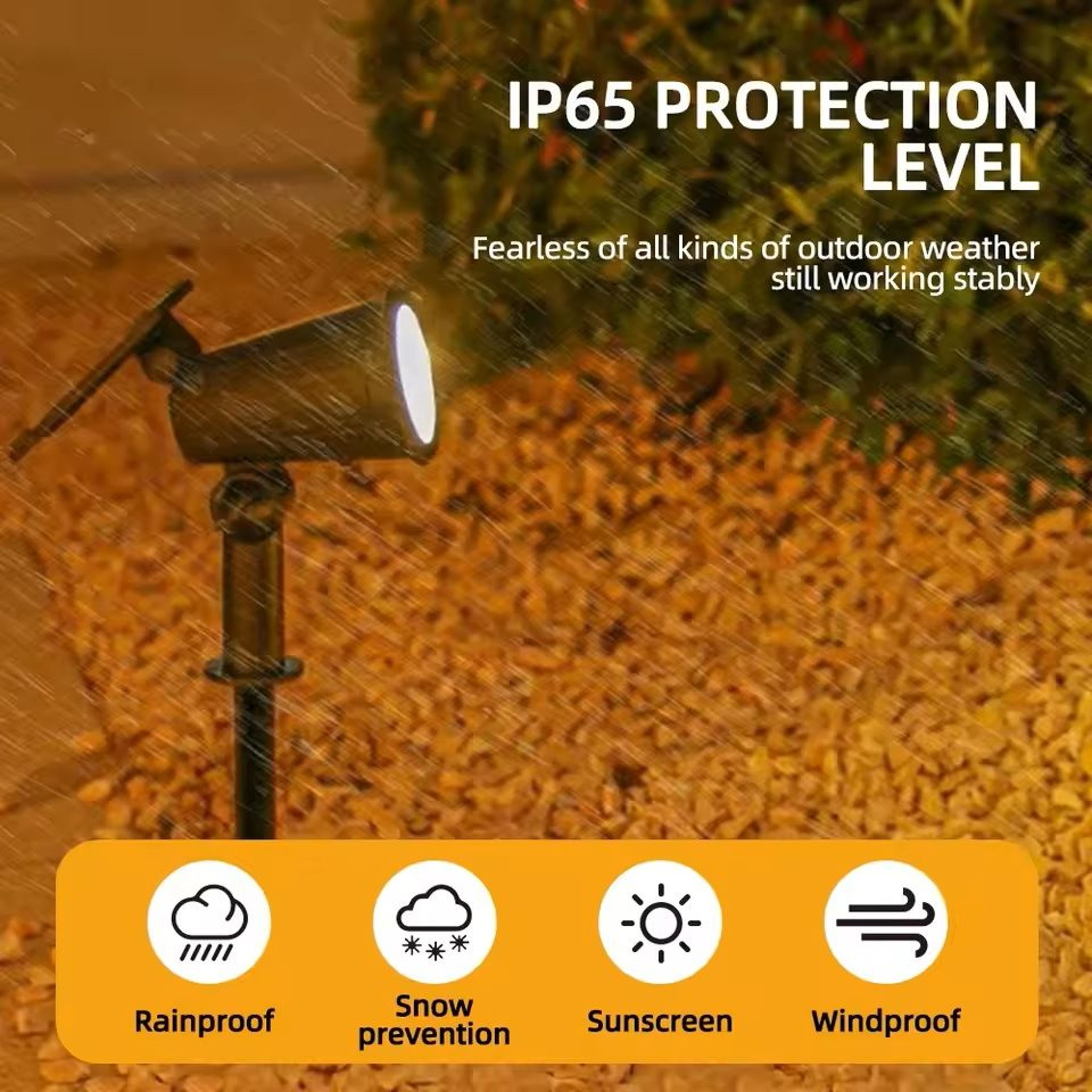 rgb solar spot lights for outdoor garden and landscape