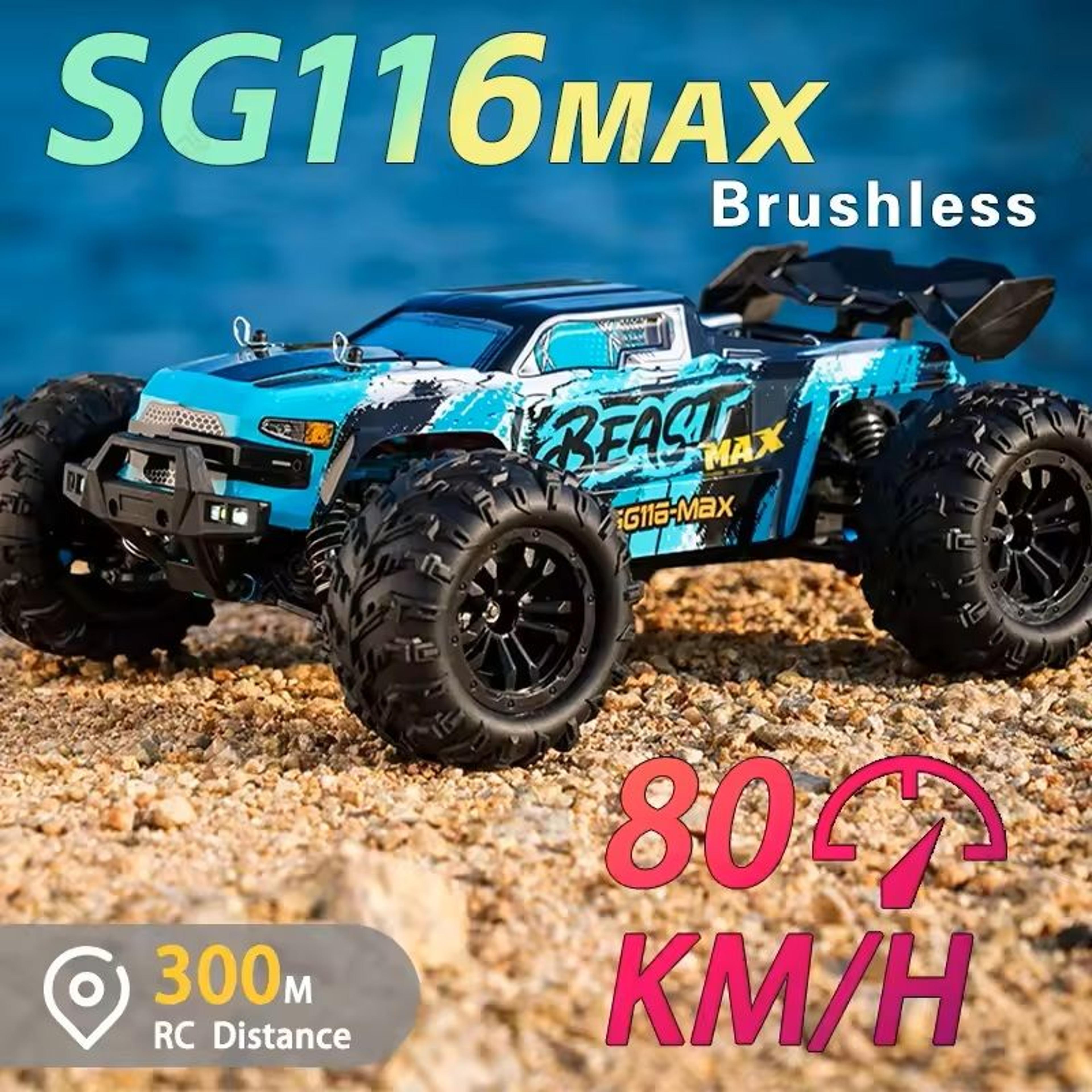 high-speed 4wd remote control car with brushless motor