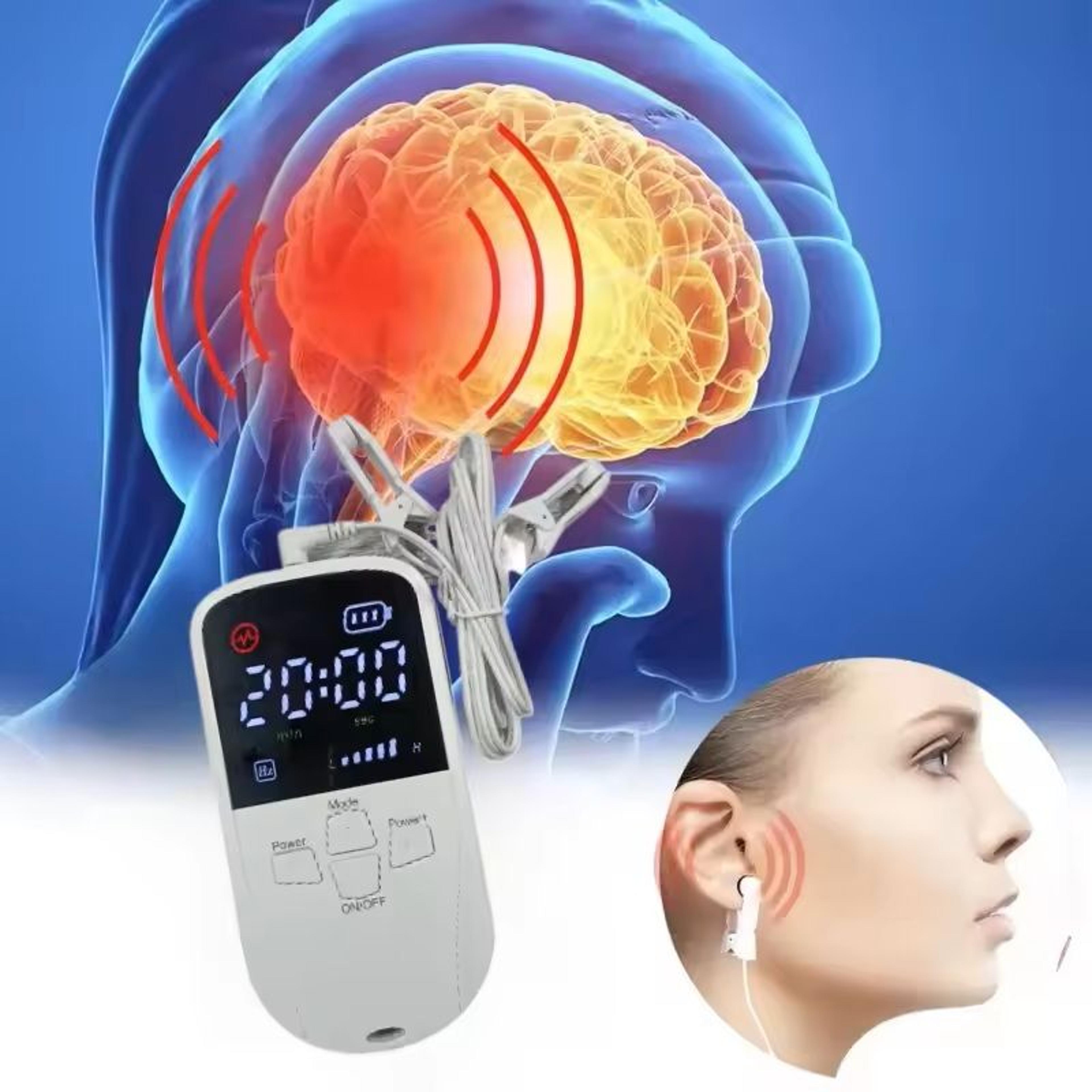 vagus nerve stimulation clip sleep aid device for relaxation and deep sleep