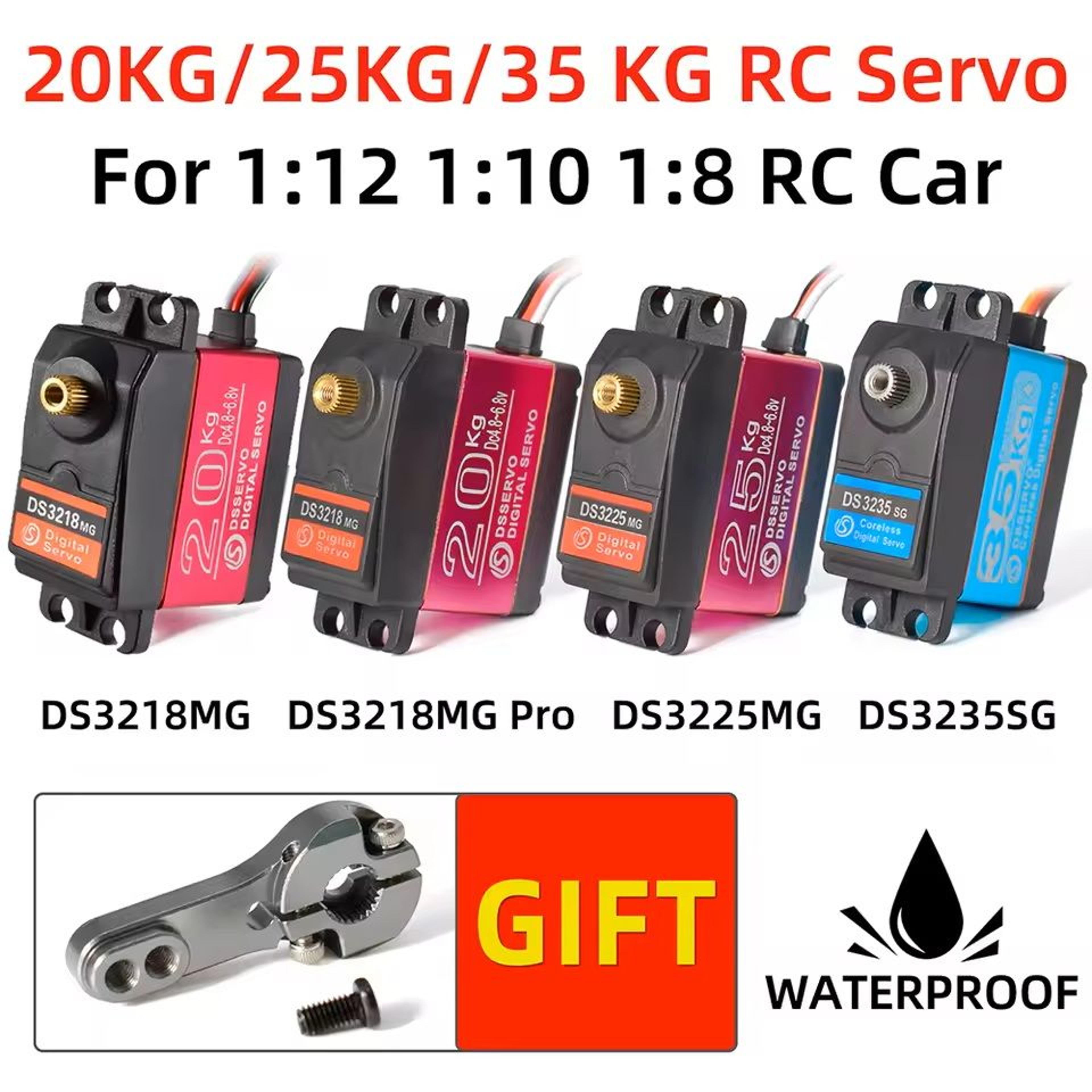 waterproof metal gear digital servo for rc cars and models