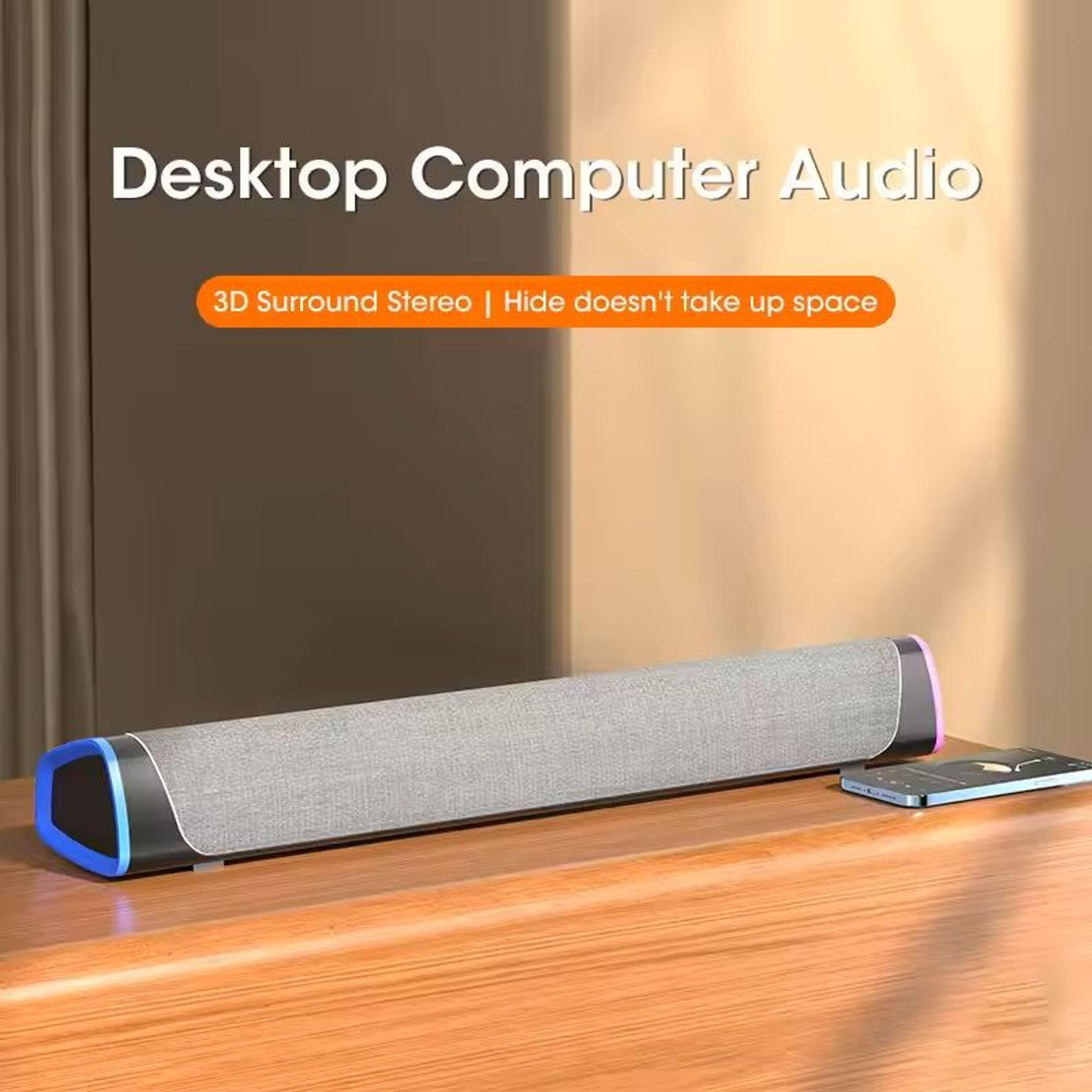 bluetooth computer speaker bar stereo subwoofer soundbar