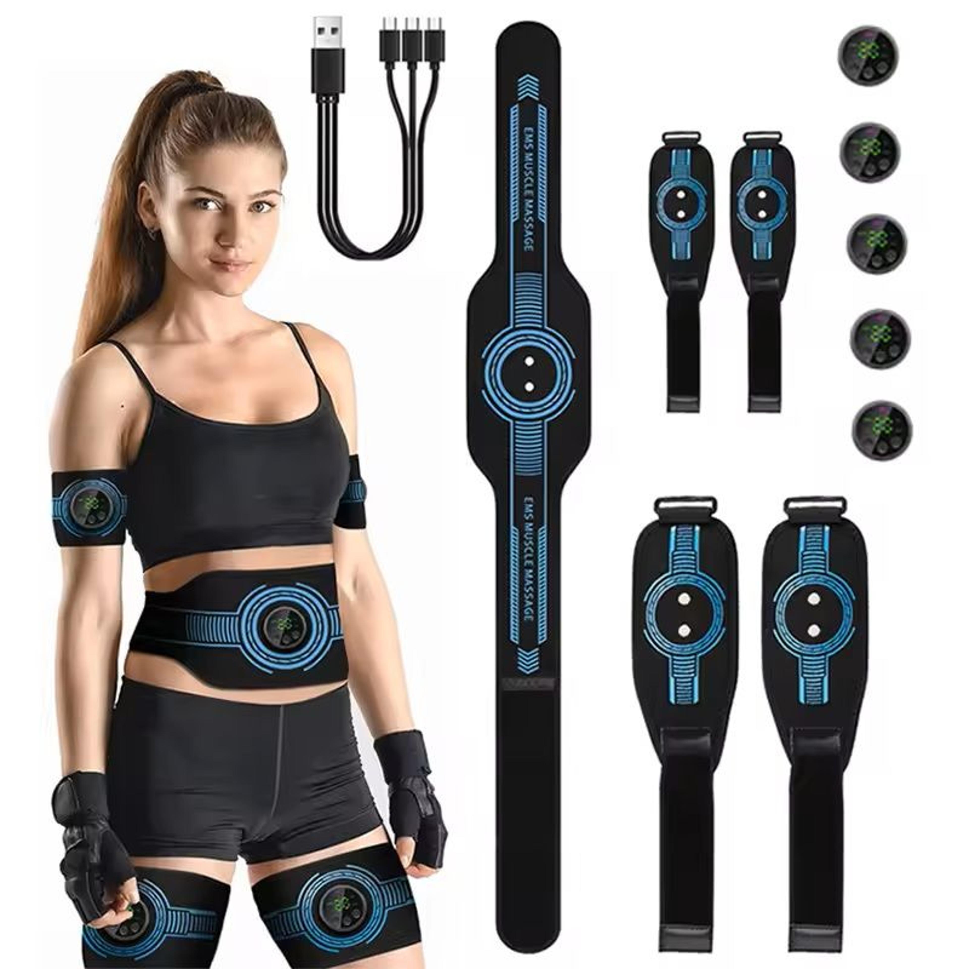 smart ems muscle stimulator abdominal toning belt