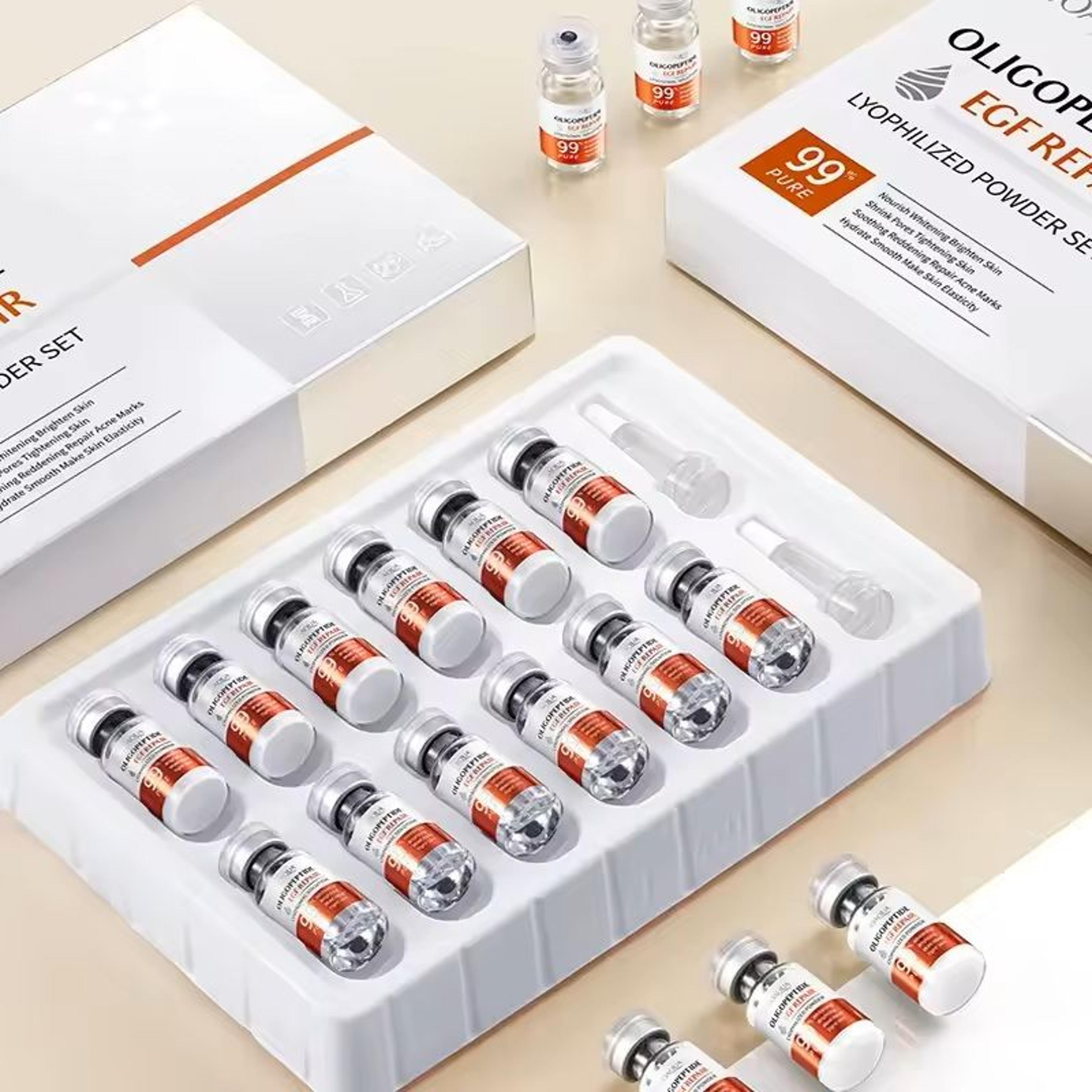 facial serum freeze-dried peptide skincare set