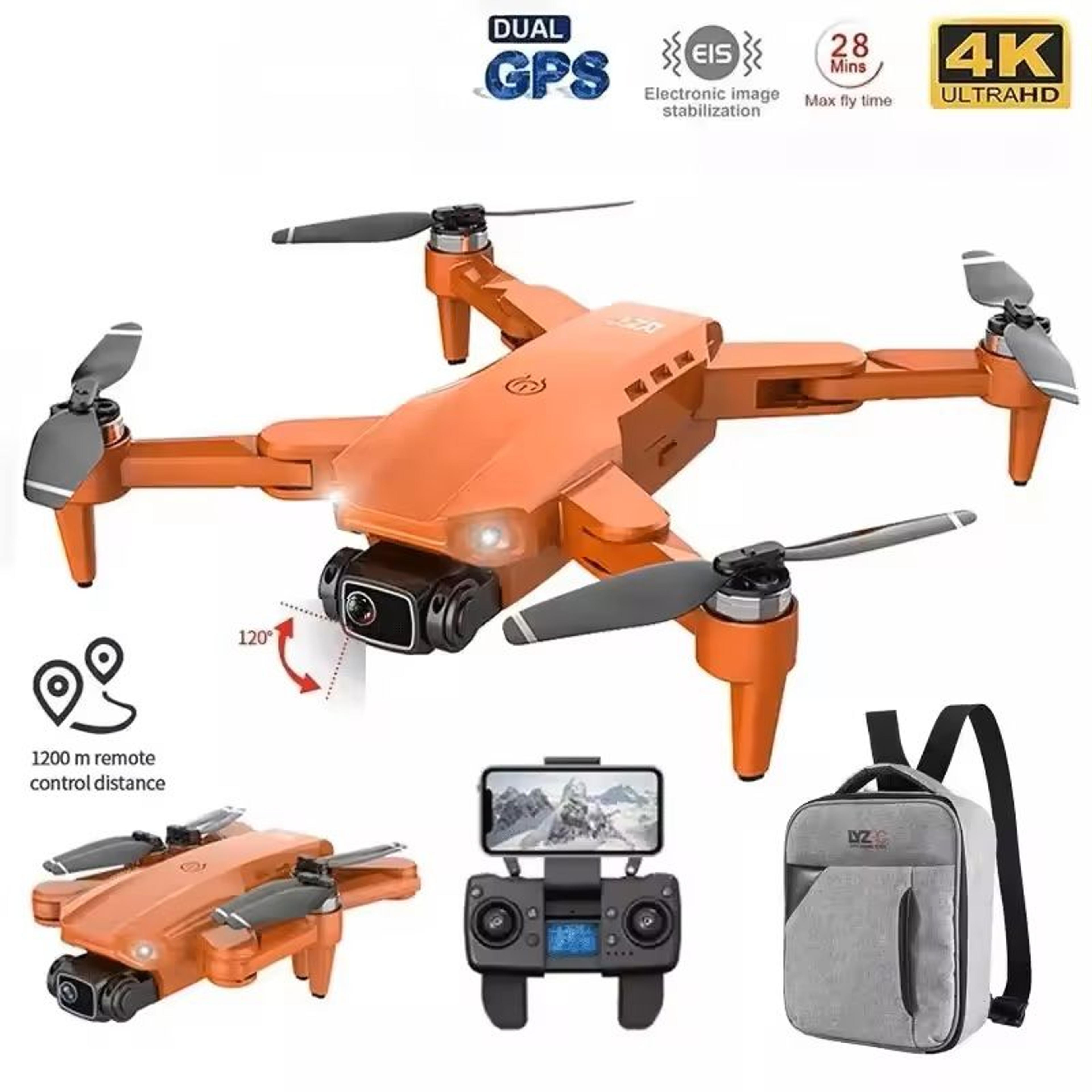 foldable 4k 5g gps drone with dual hd camera and 1.2km range