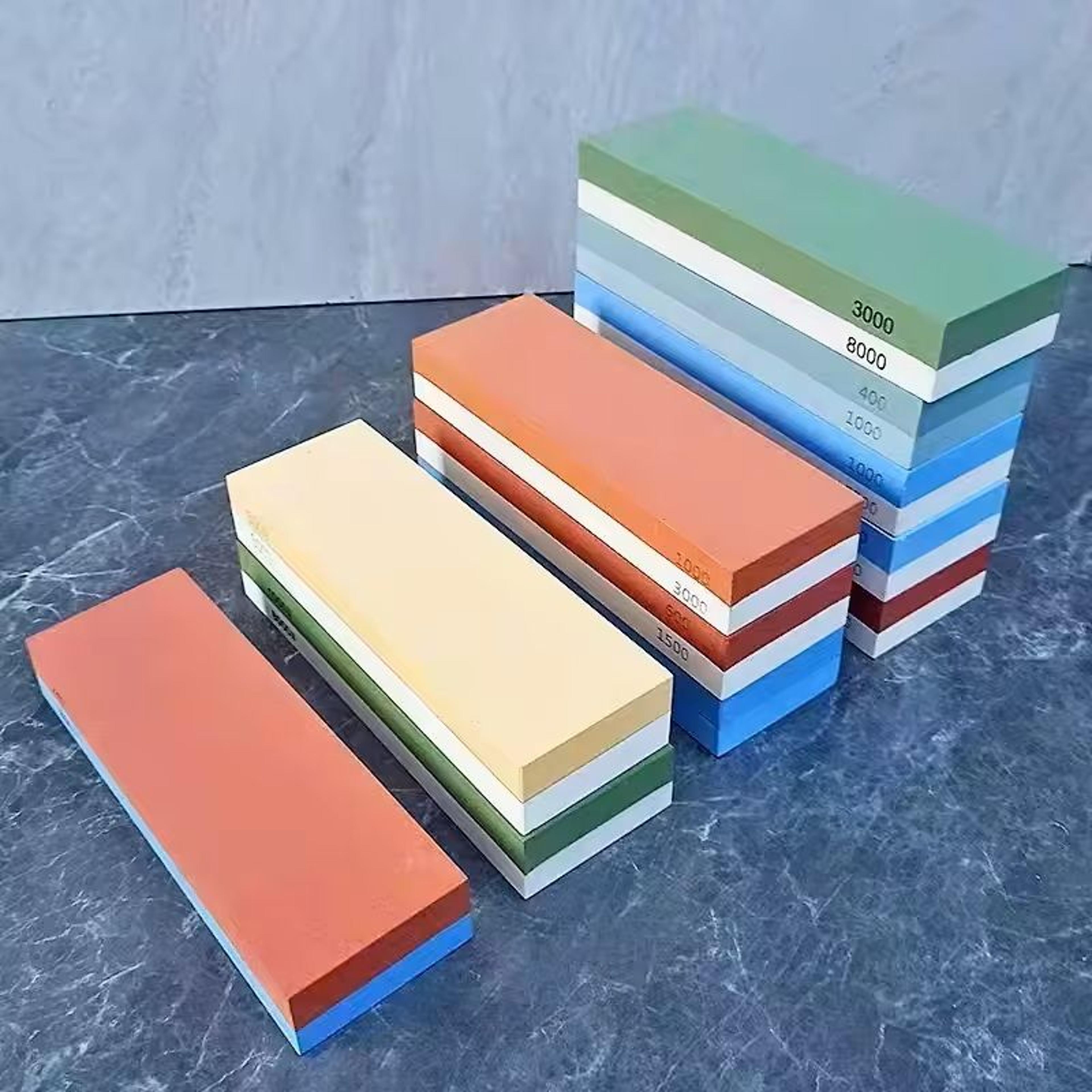 knife sharpening stone set multi-stage white corundum whetstone