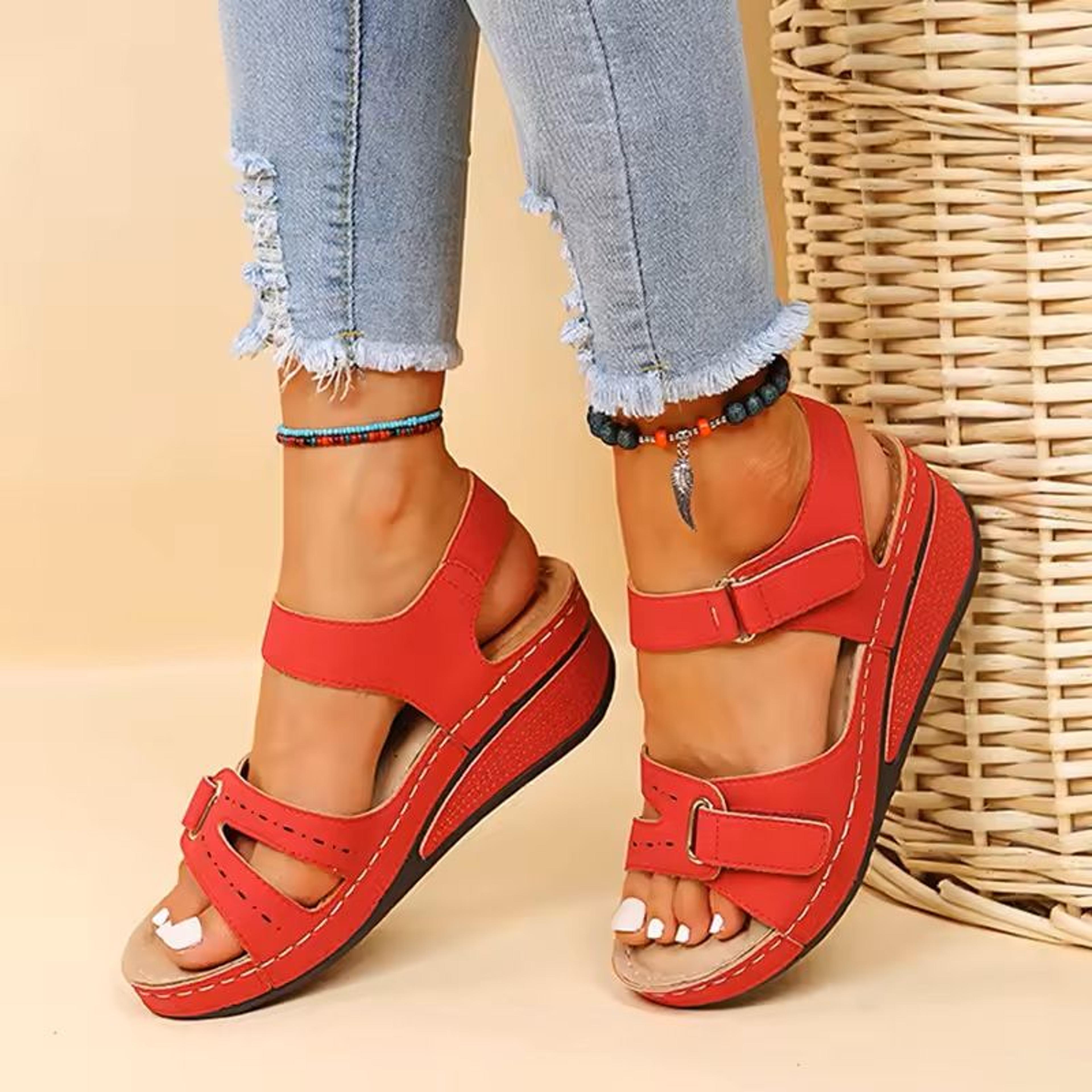 comfortable lightweight wedge sandals for women
