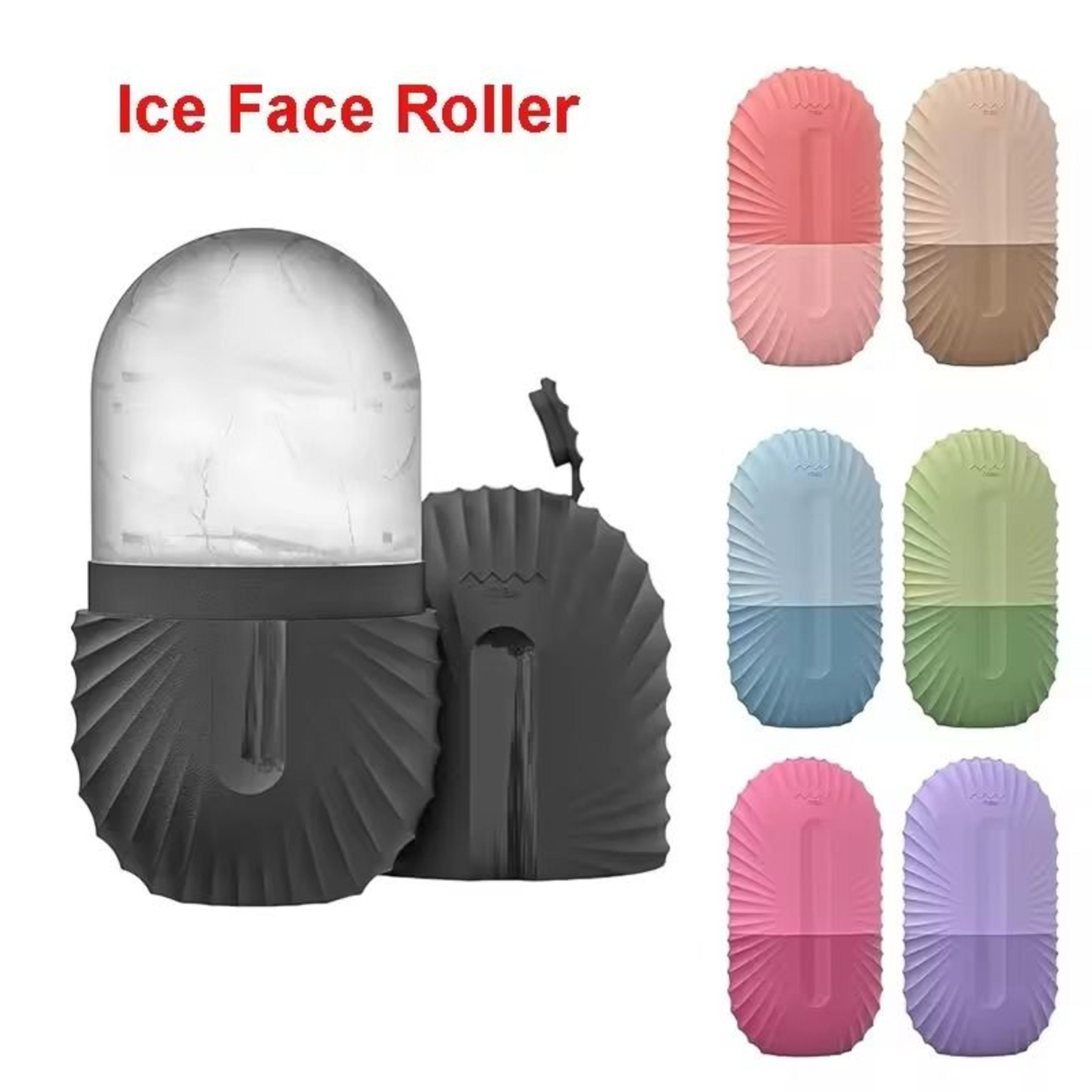 silicone ice face roller for puffiness reduction and pore tightening