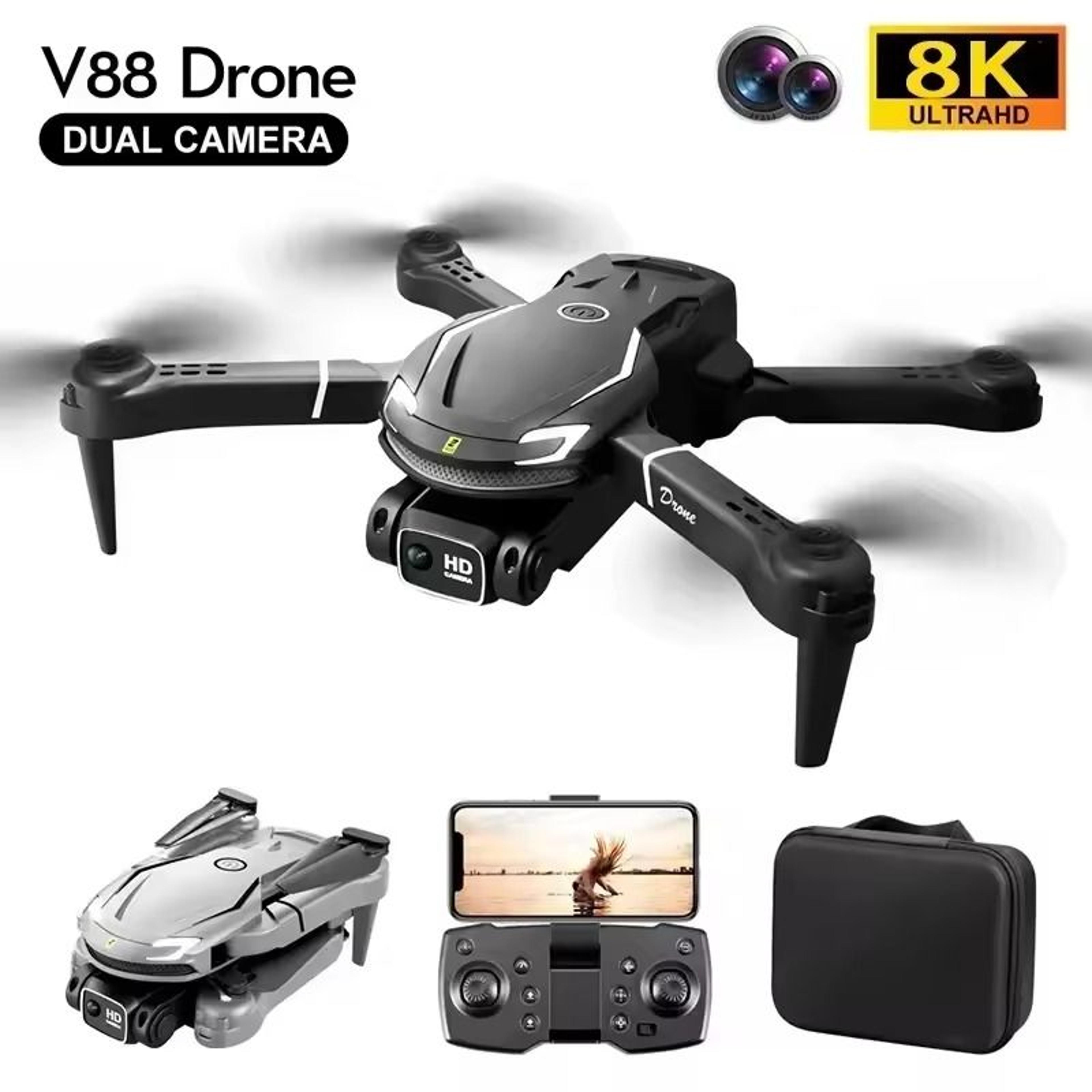 v88 8k gps drone with dual camera and 5g wifi aerial photography