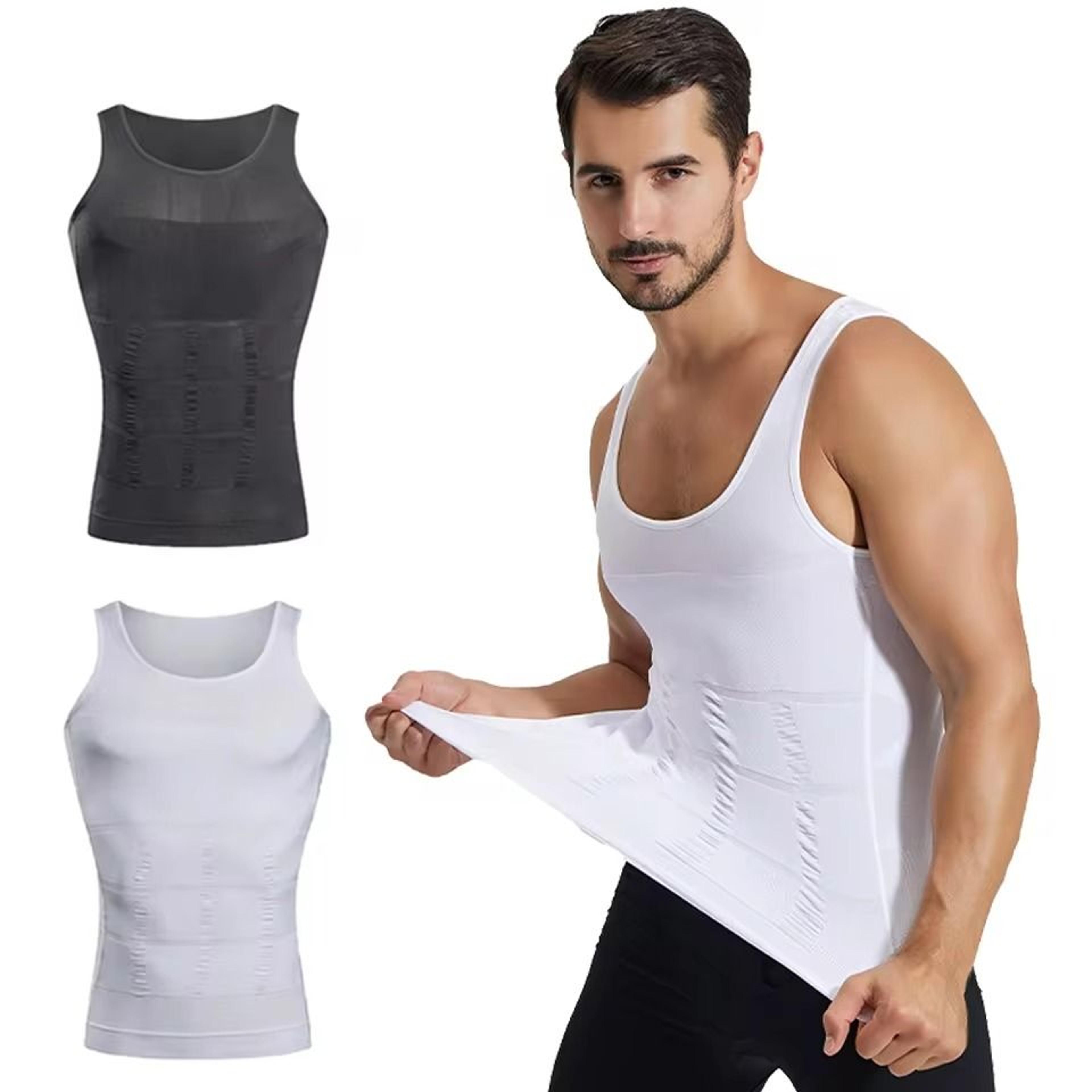 mens compression sleeveless tank top for training, running, and gym workouts