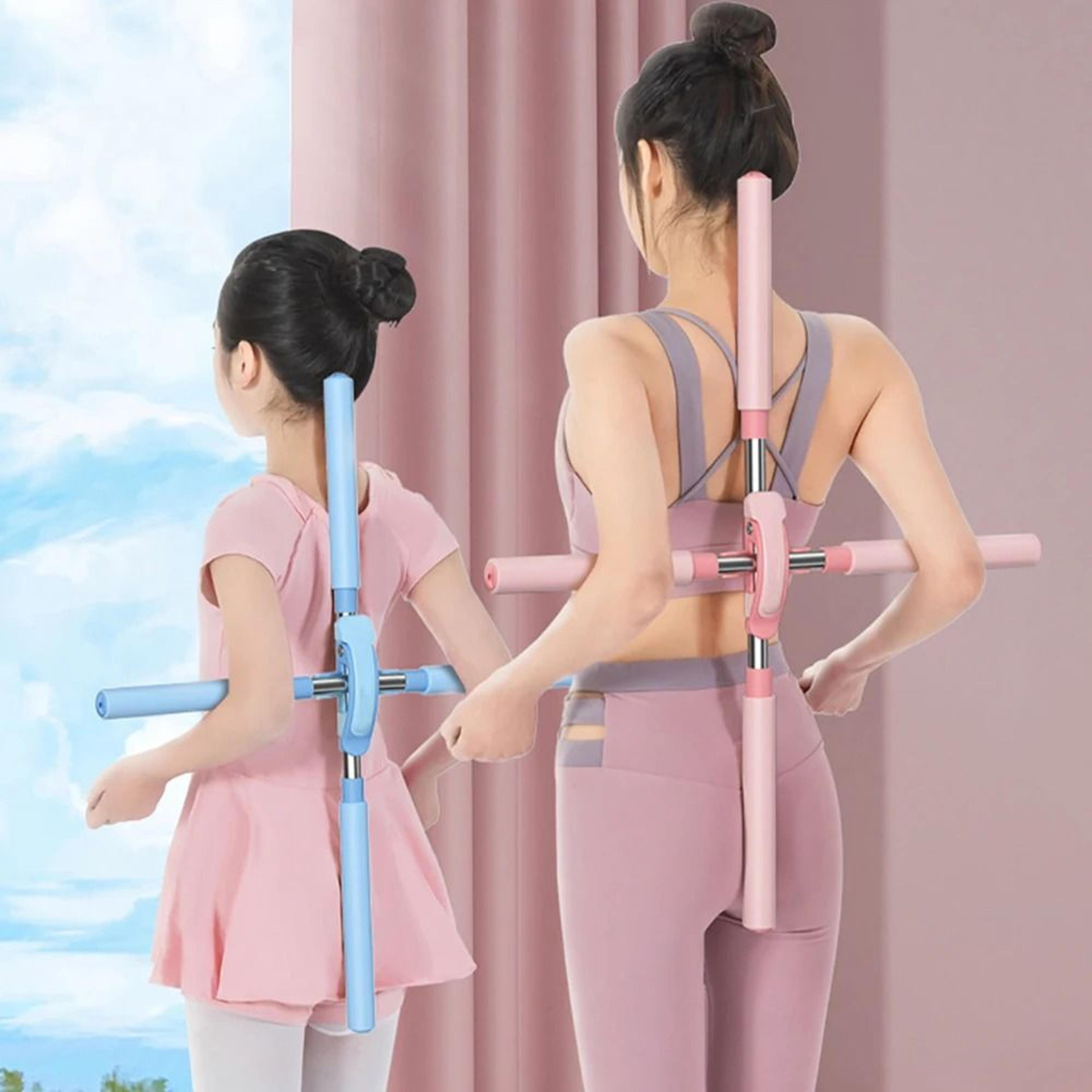 adjustable posture stick for back correction and standing support