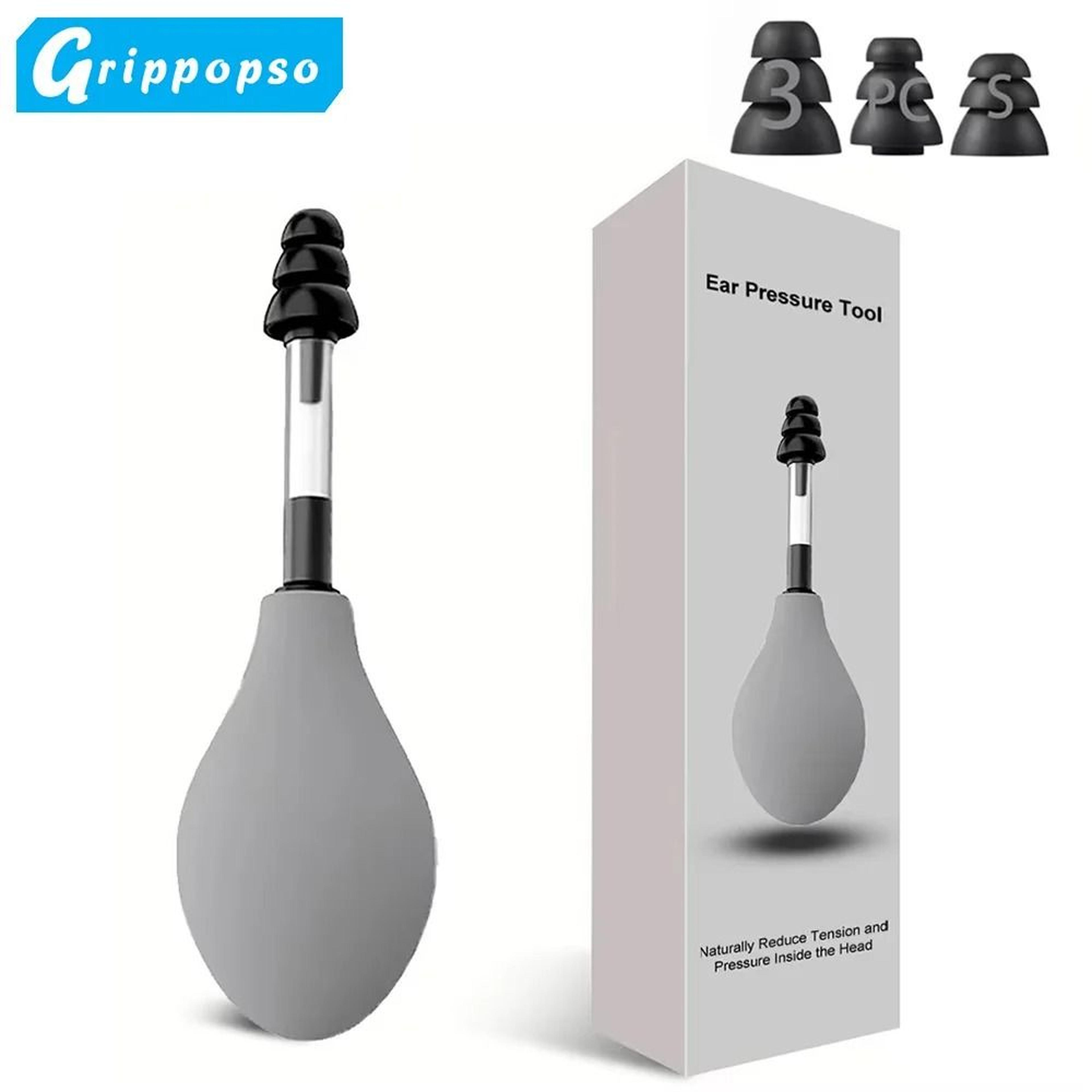 portable ear pressure relief tool with suction function