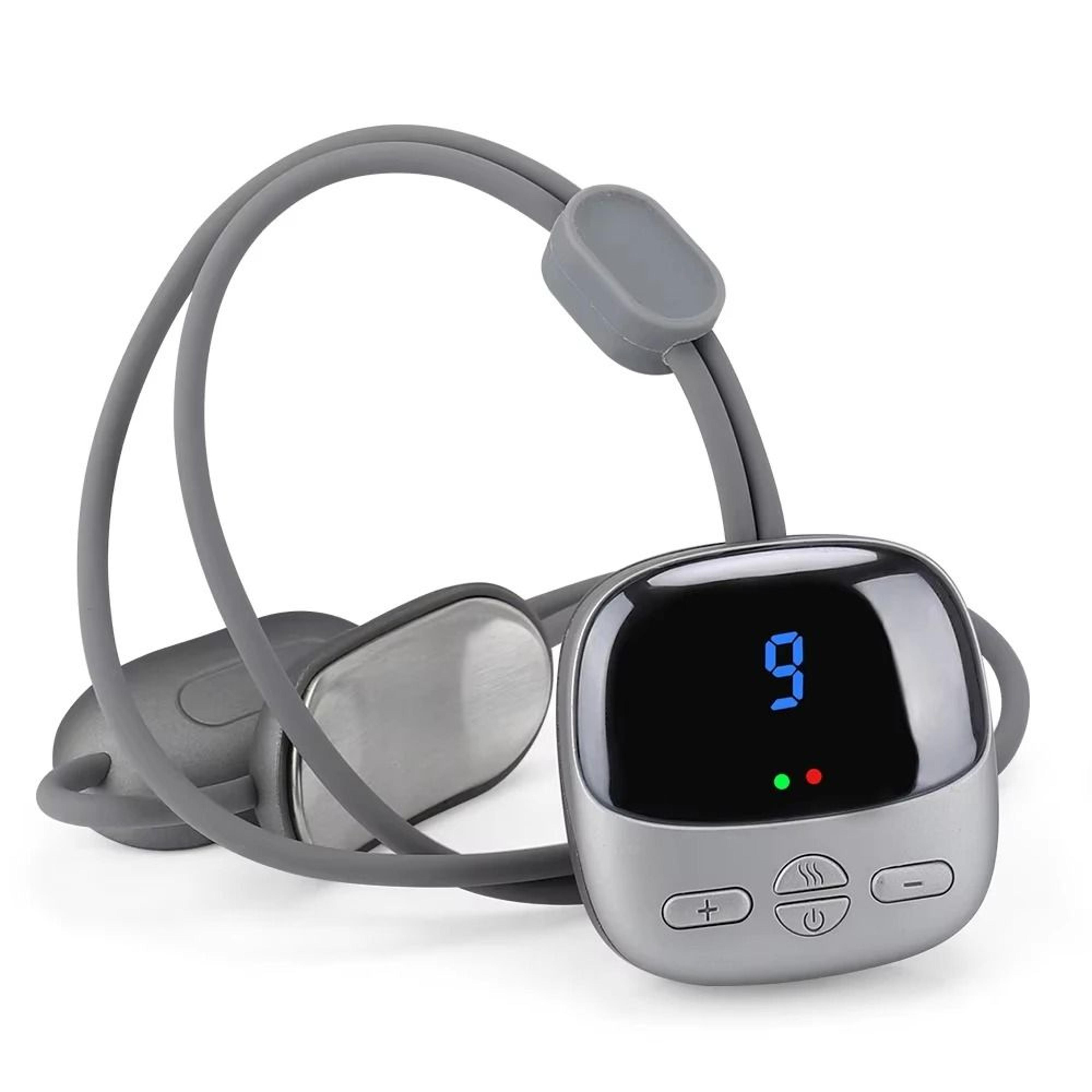 smart hanging neck massager with heat therapy for neck and shoulder pain relief