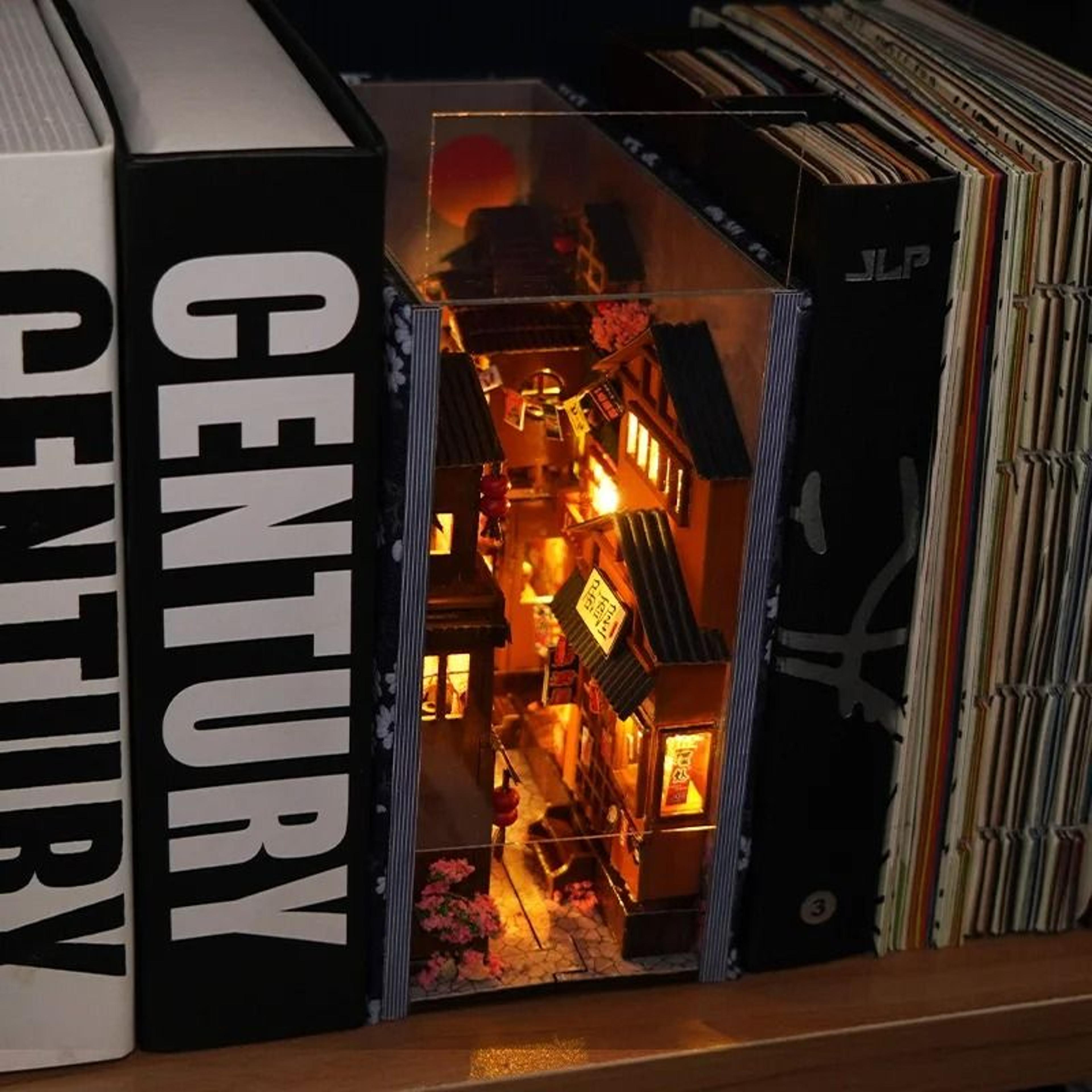 miniature diy book nook kit for teens and adults