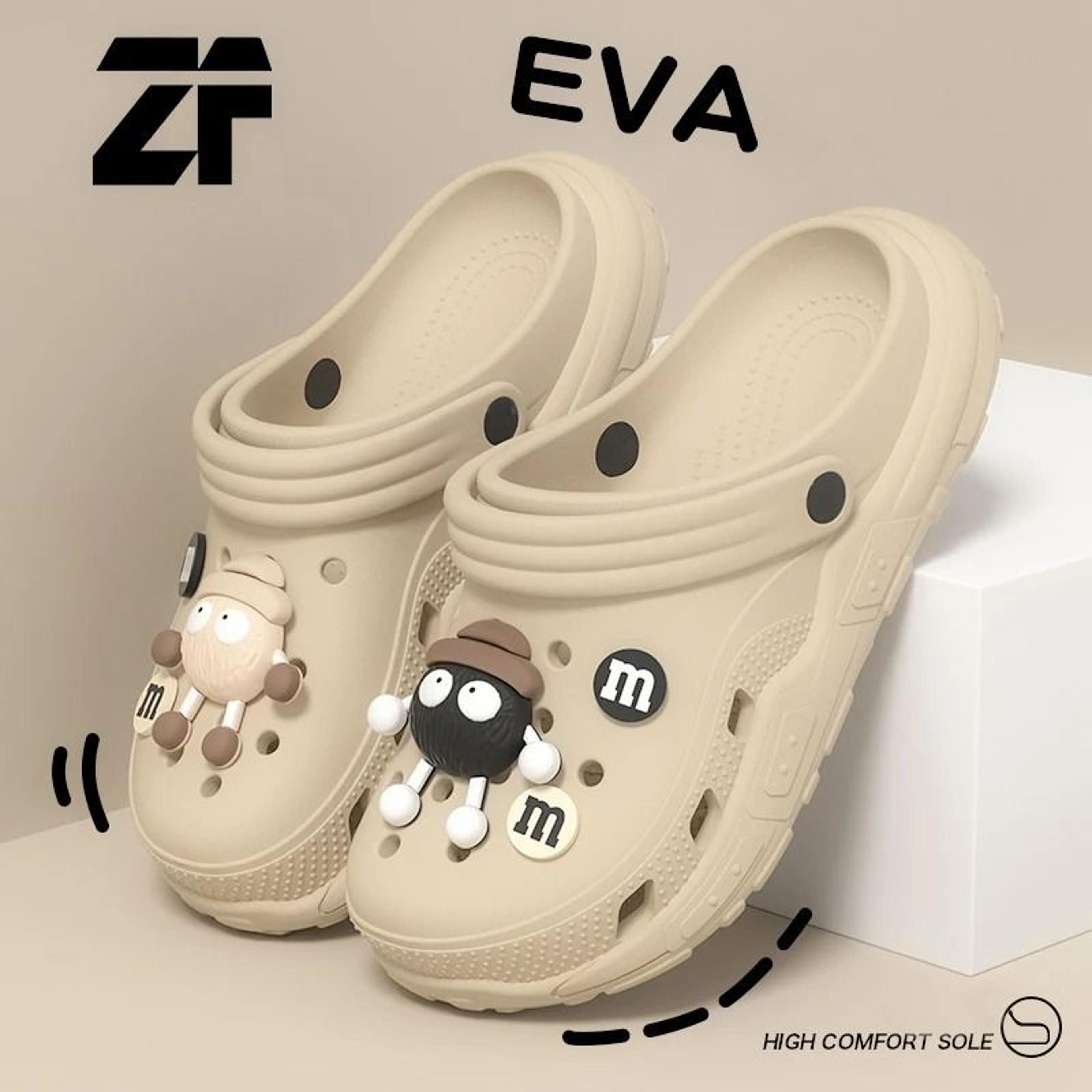 cartoon charms clogs eva soft summer house slippers