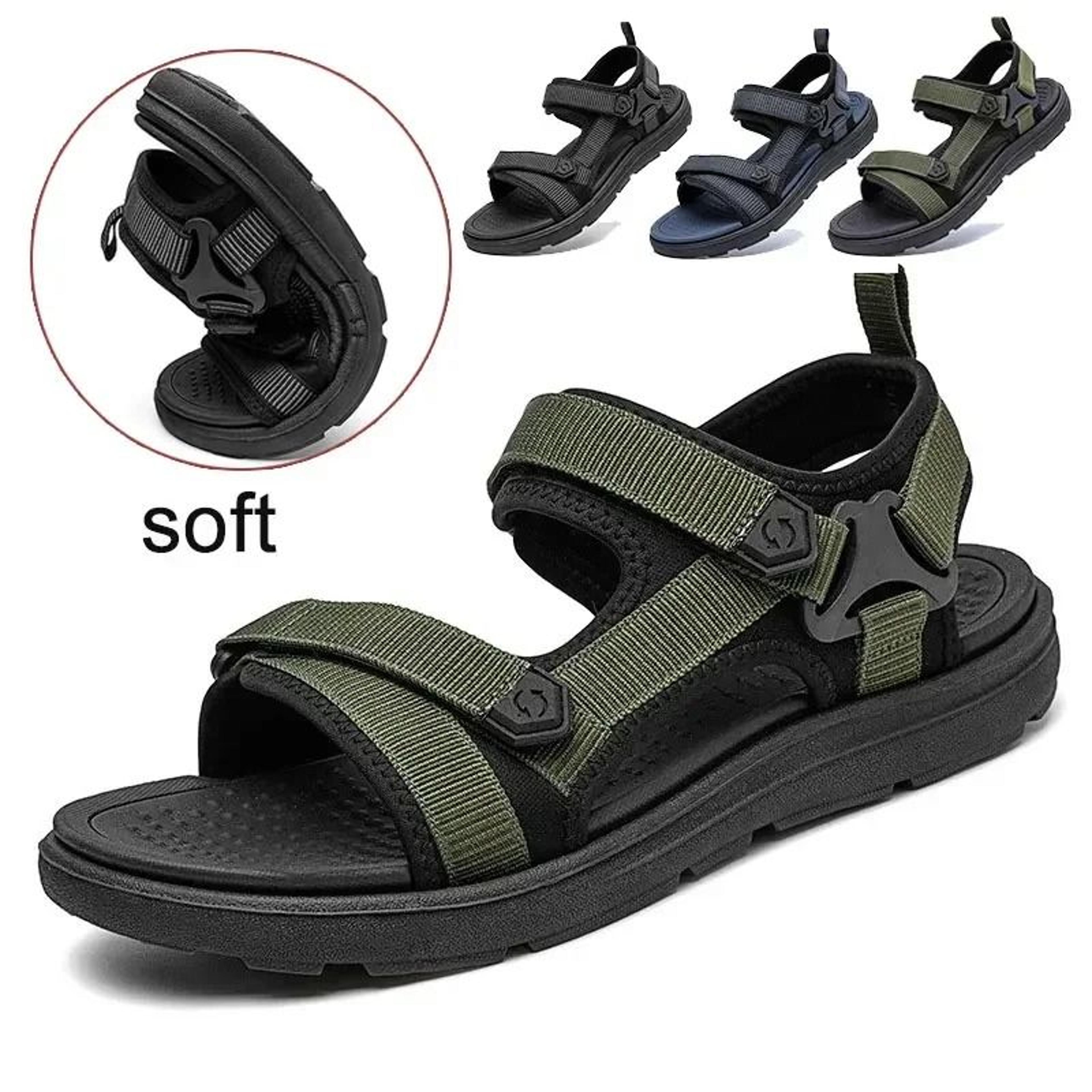 lightweight summer sandals for men outdoor beach slip on shoes