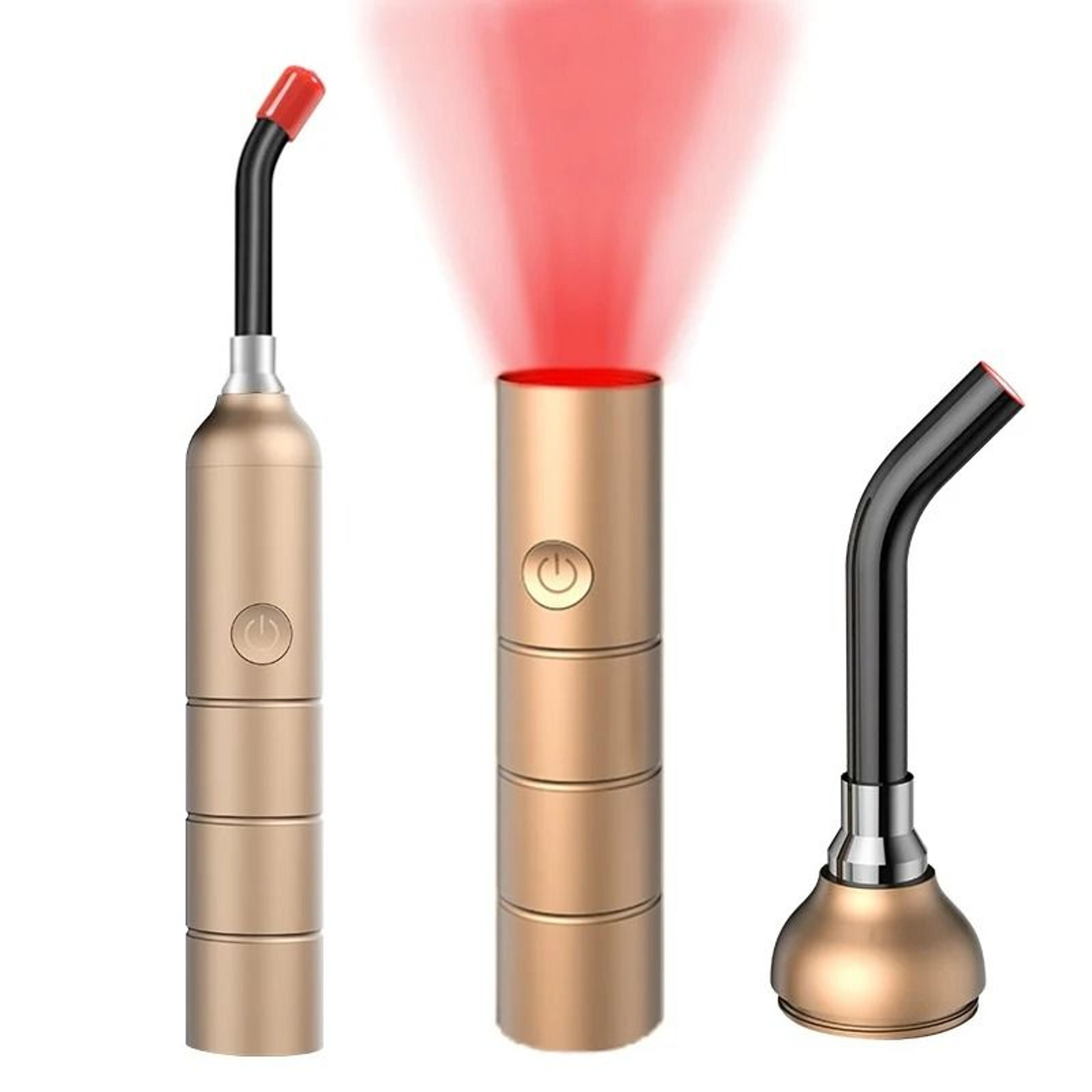 red light therapy wand for cold sores and mouth ulcers relief