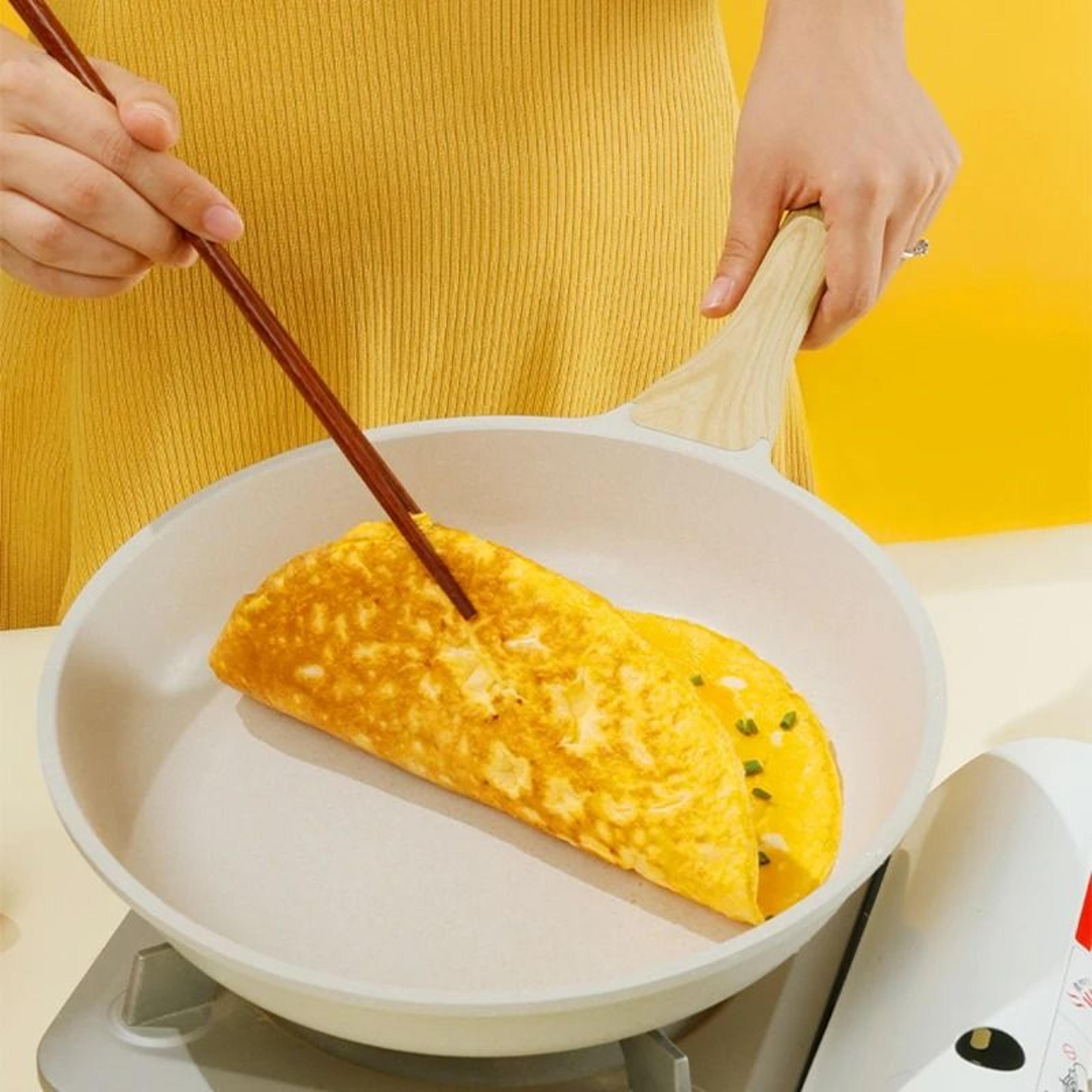 non-stick ceramic frying pan for gas and induction cooktops