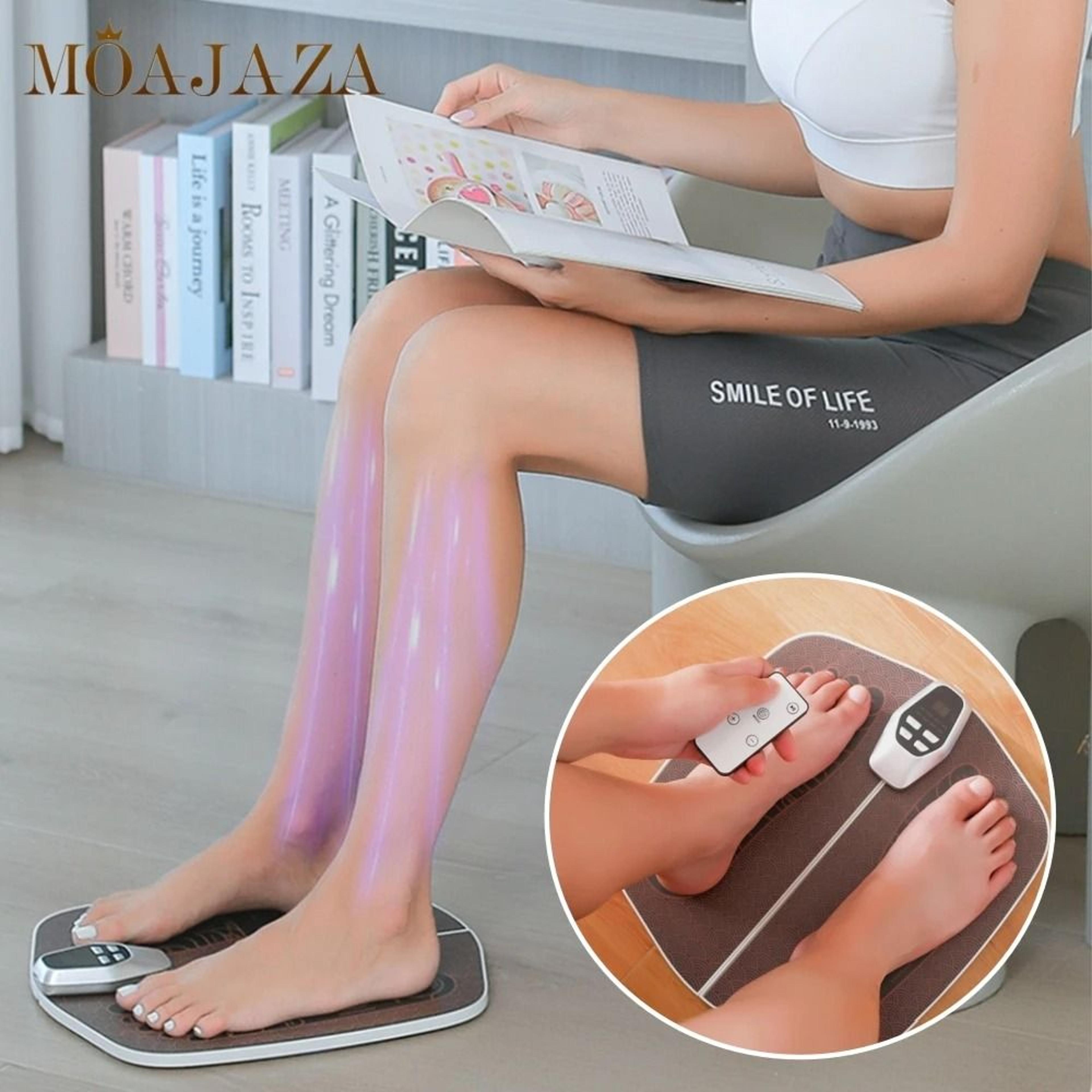 rechargeable foot massage mat for circulation, muscle relief, and slimming