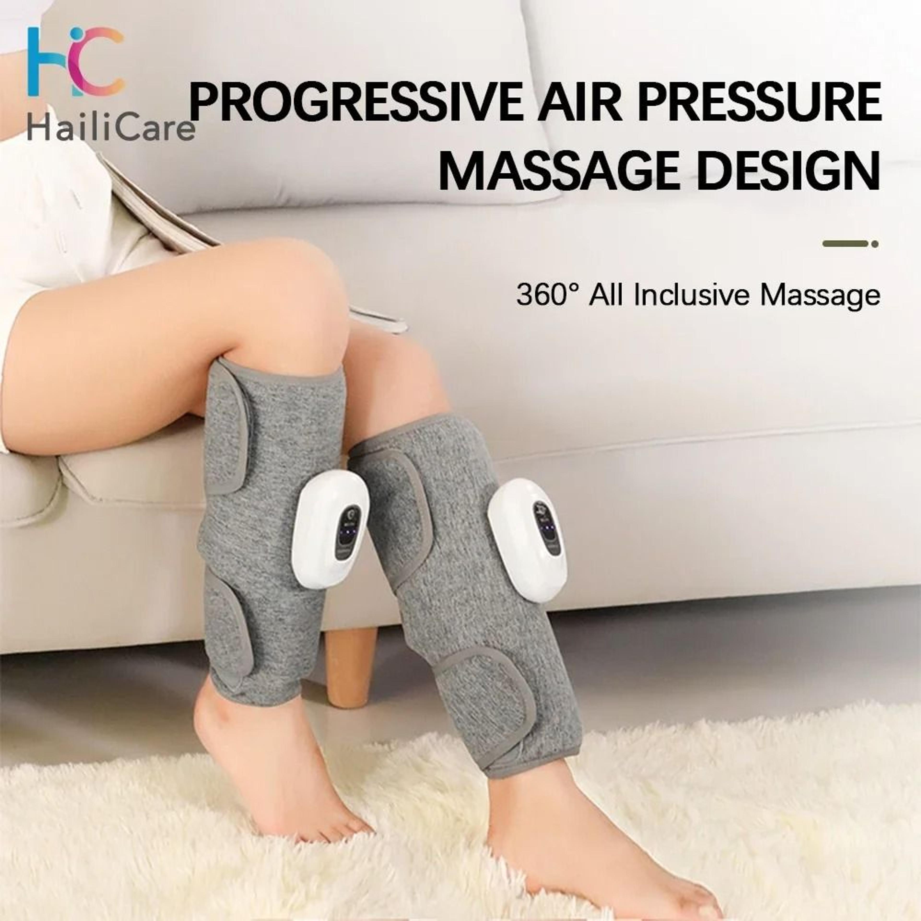 wireless electric leg massager with air compression for calf relaxation