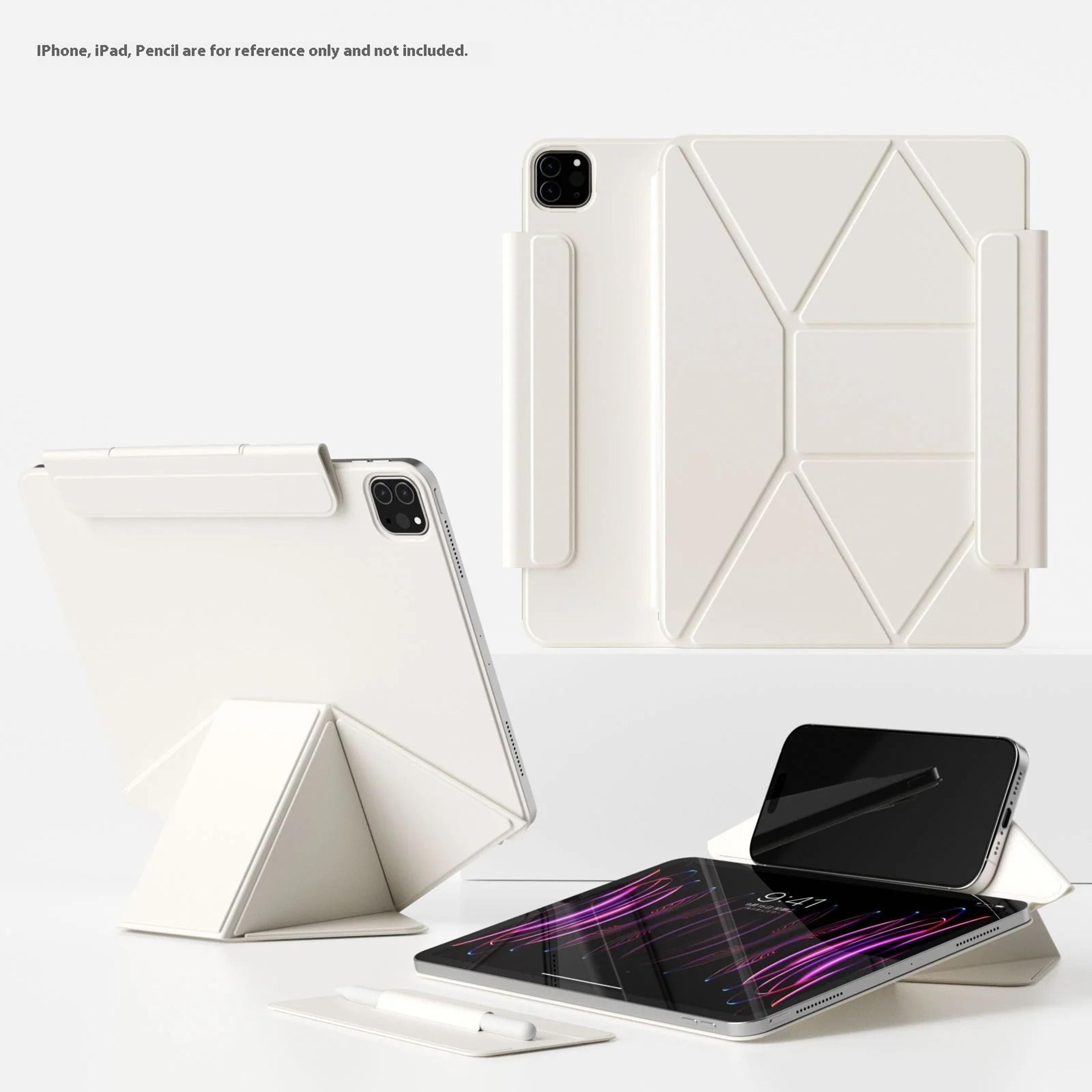 magnetic ipad case for air 7 and pro 11 13 inch with stand and pencil holder