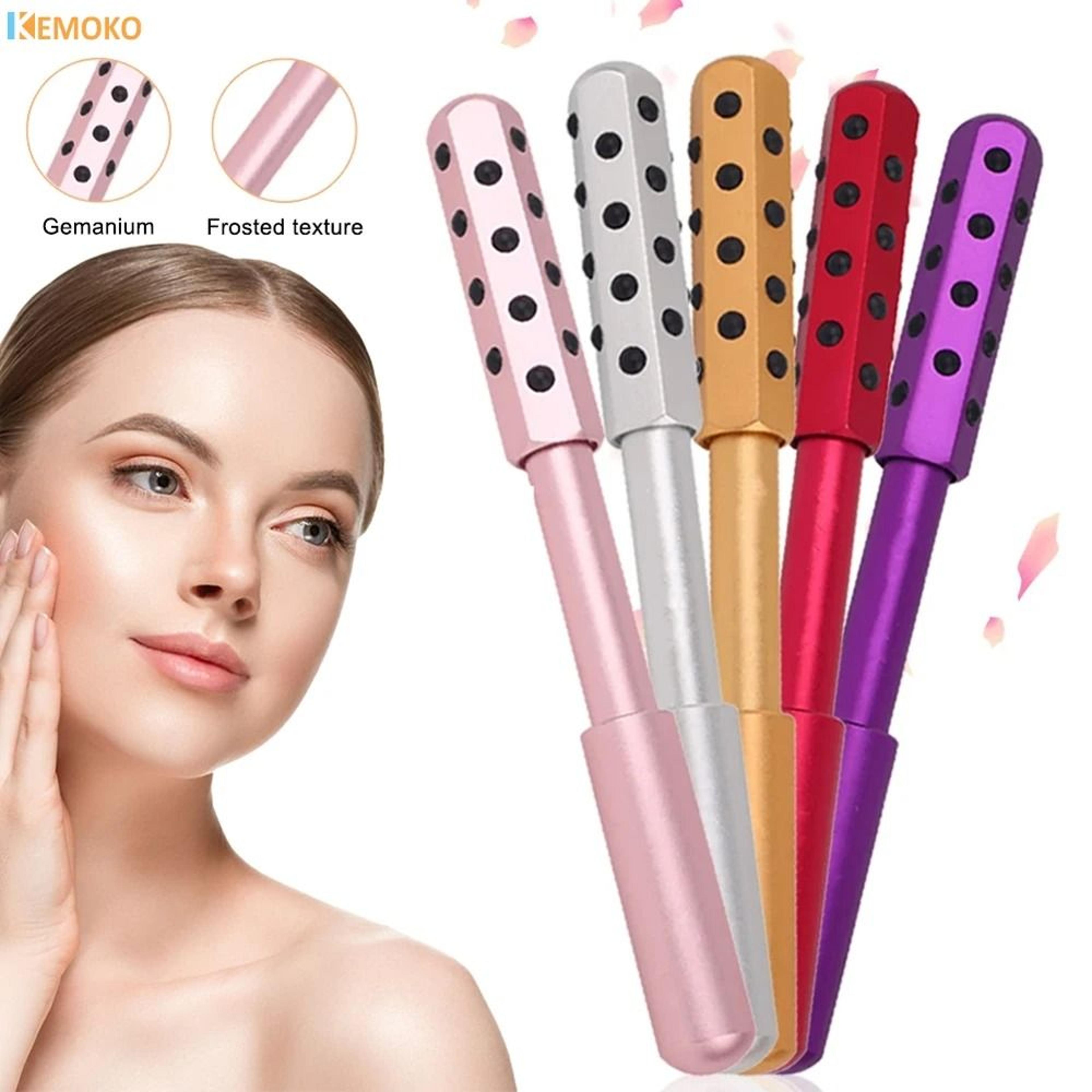 24 bead facial acupressure roller for skin tightening and lymphatic massage