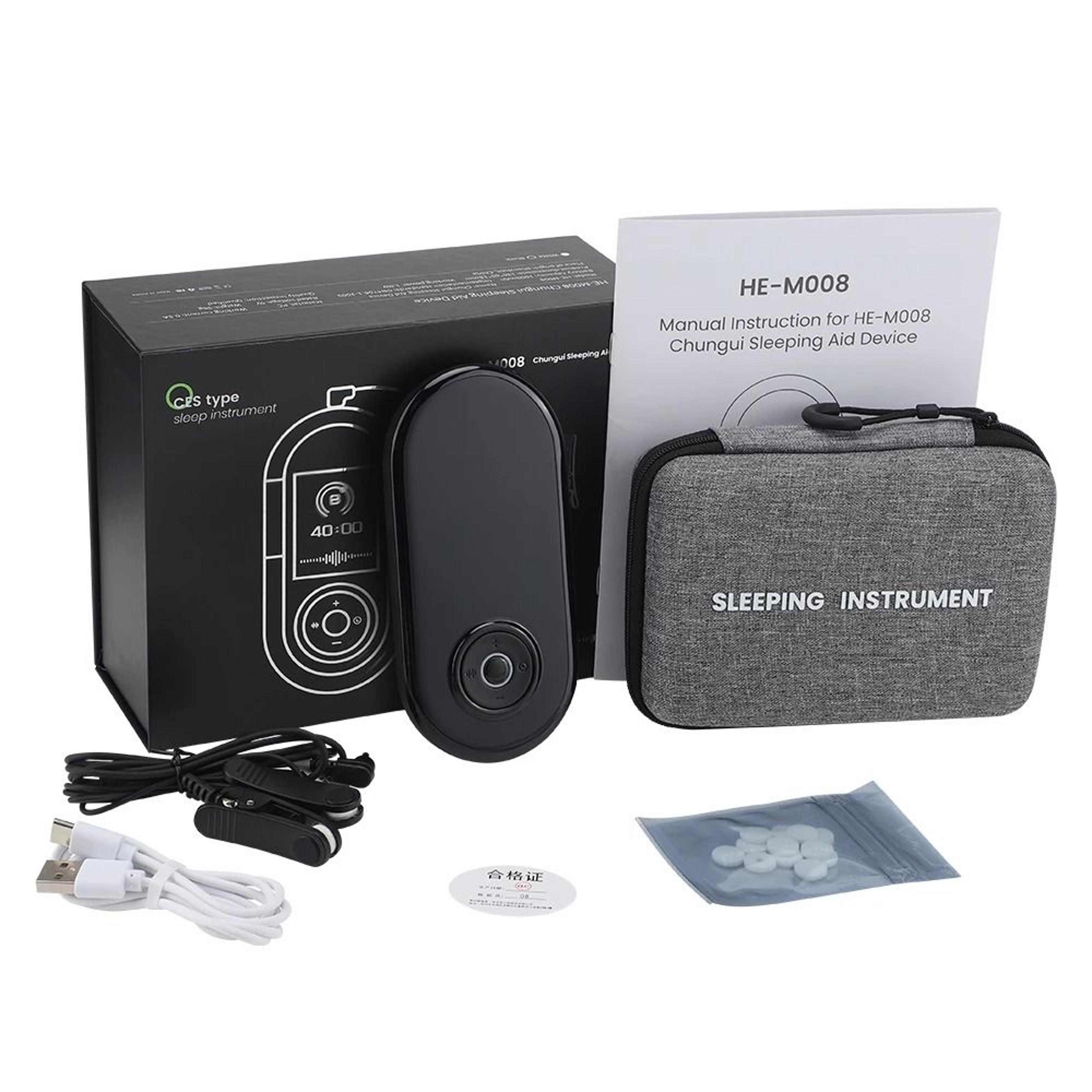 ces ear clip sleep aid device for insomnia anxiety and migraine relief