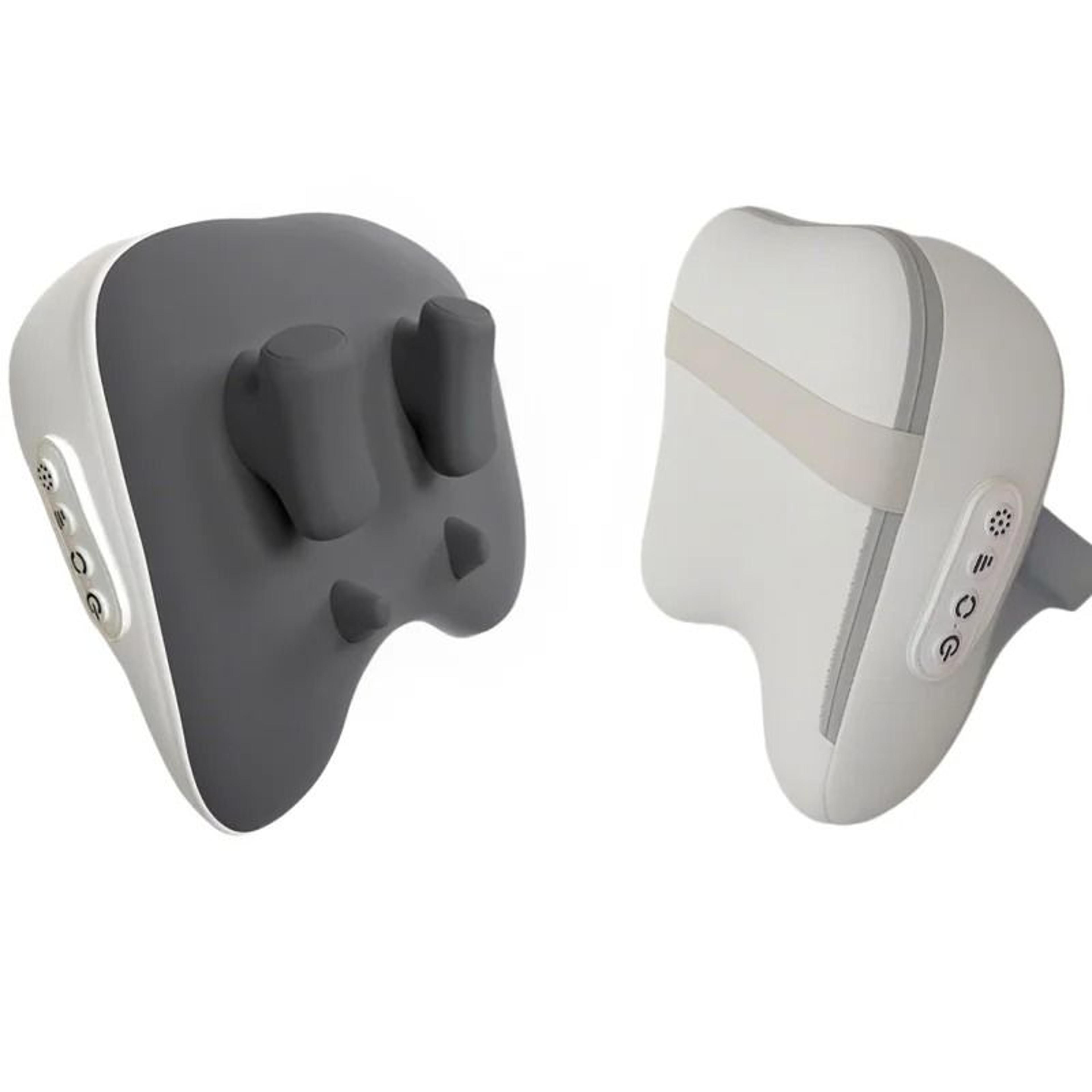 wireless trapezius massage pillow with heat and kneading therapy