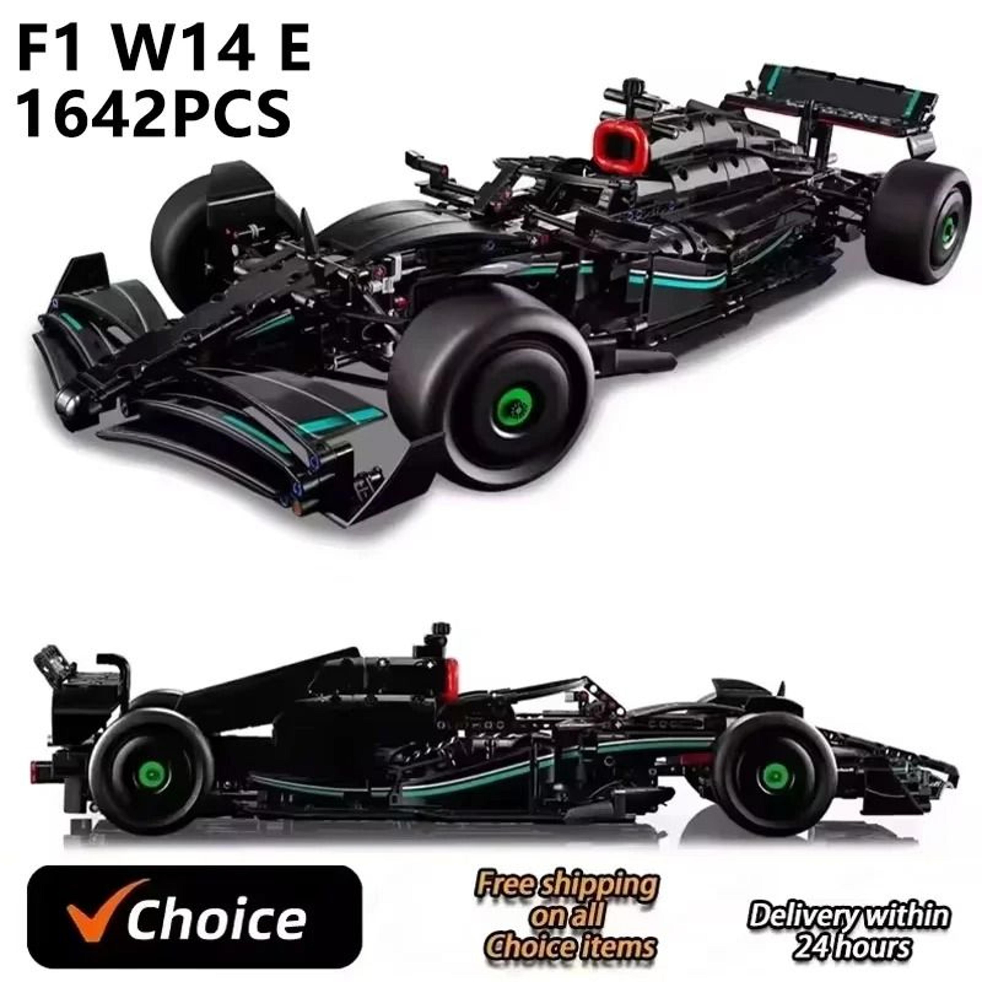f1 speed race car building blocks kit for adults with 455 to 1642 pieces