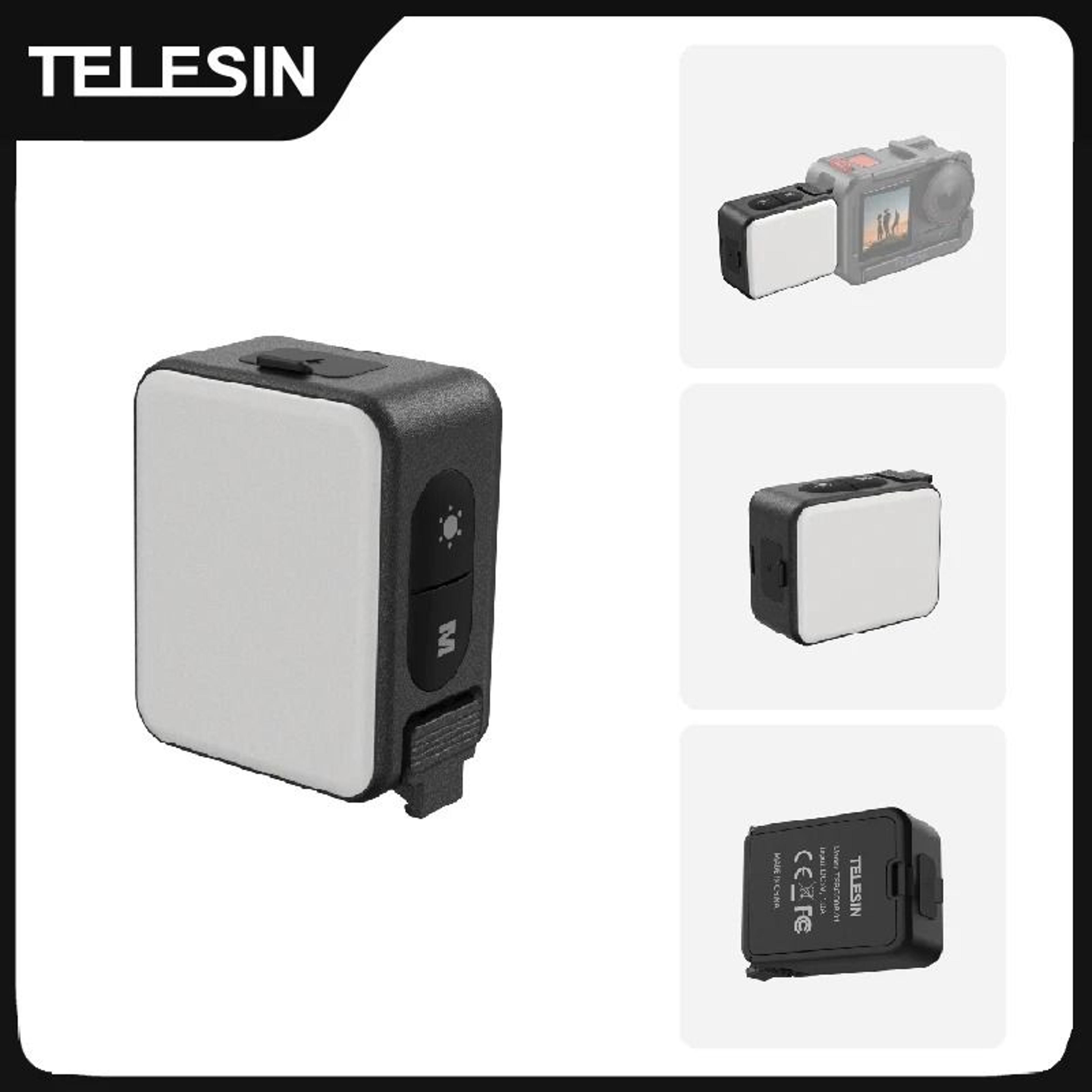 mini waterproof quick release fill light for action cameras