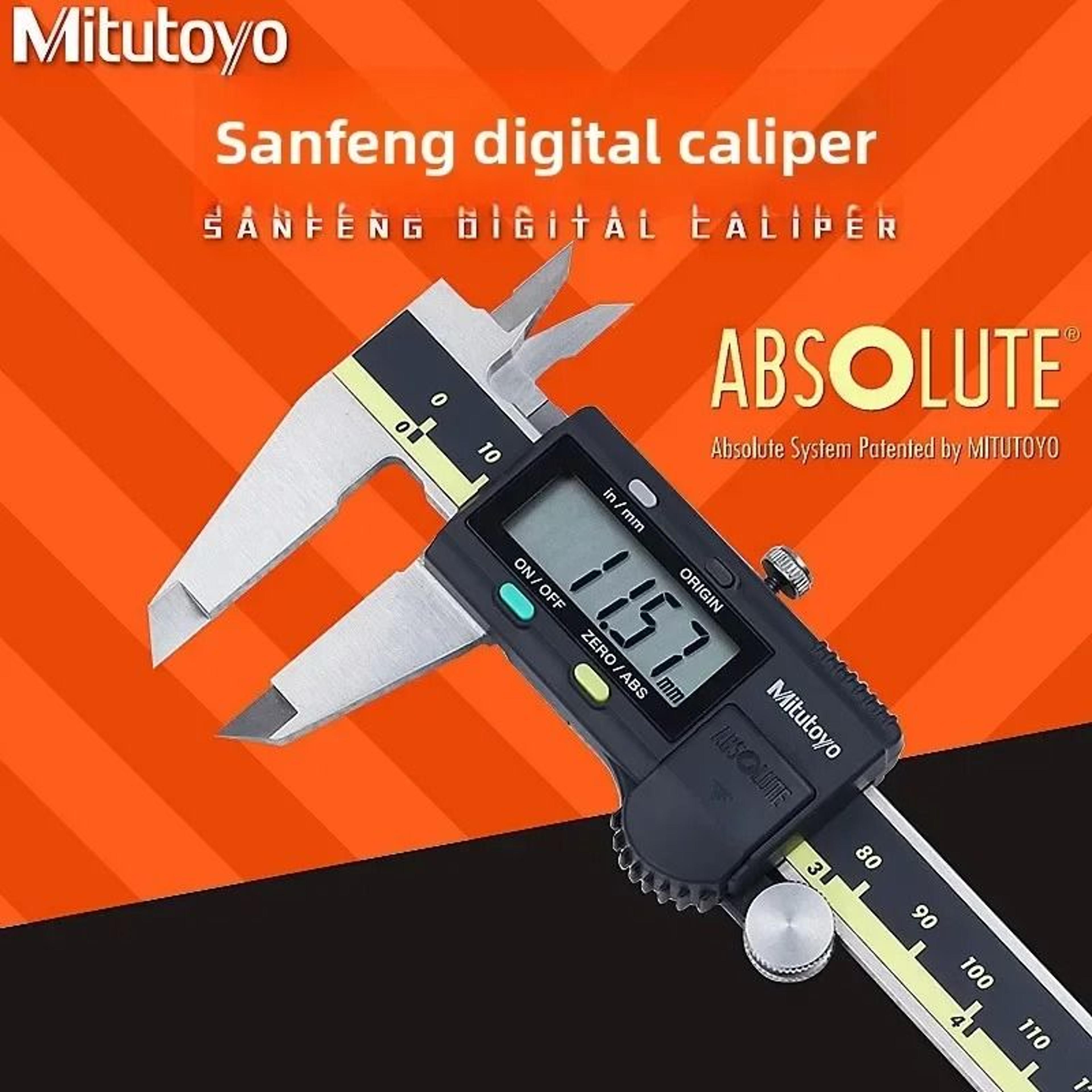 high precision digital vernier caliper with lcd display stainless steel 150mm to 300mm
