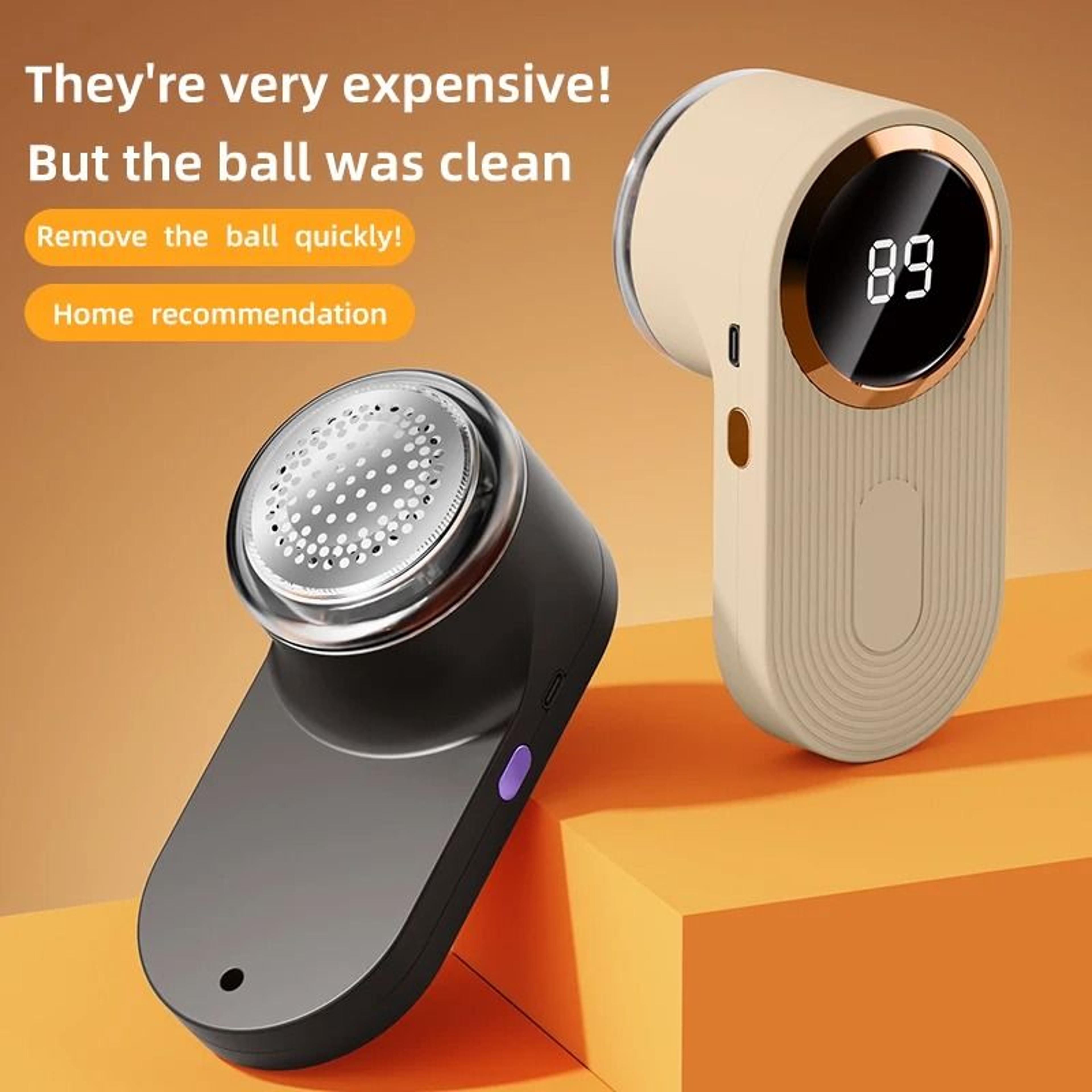 usb rechargeable fabric shaver with led display