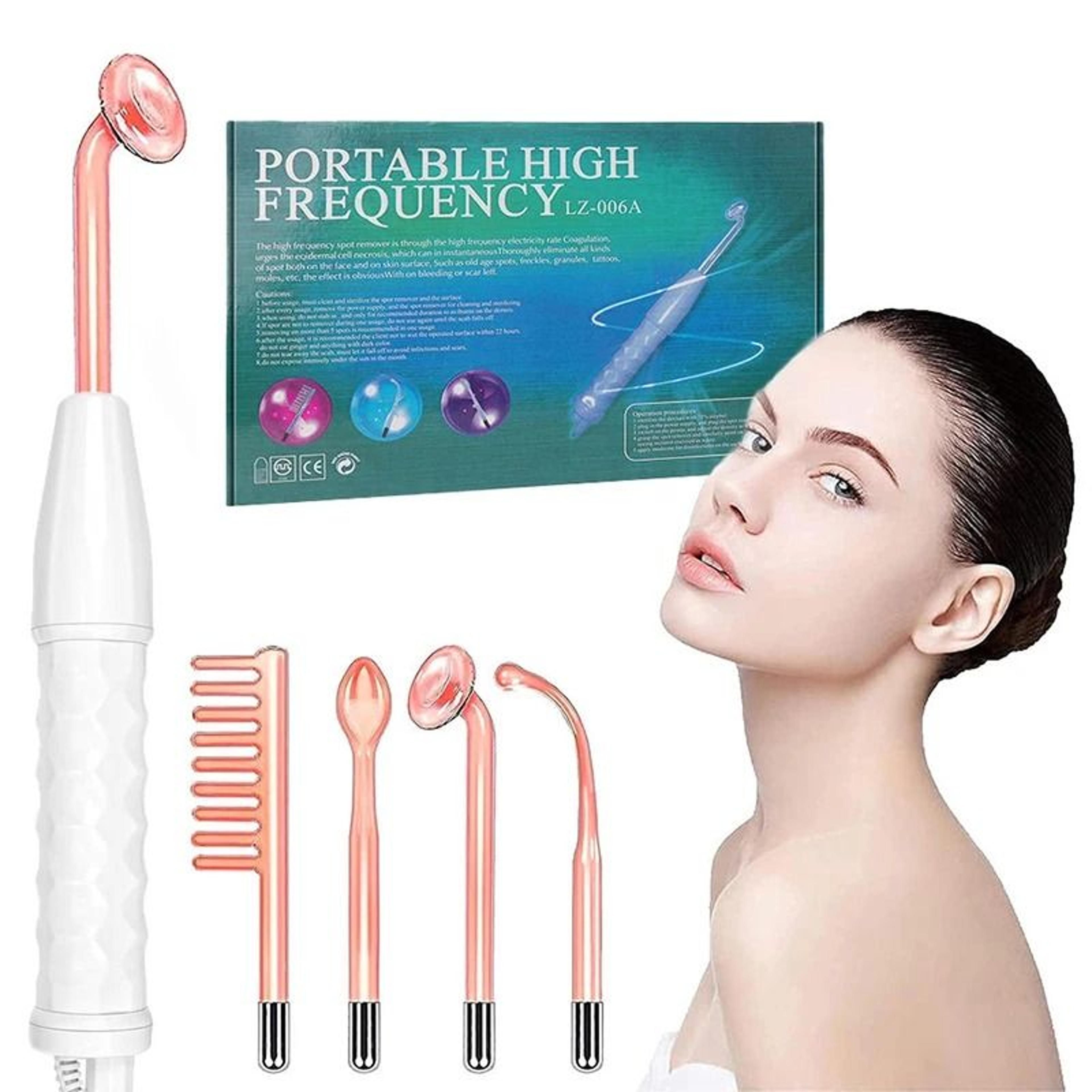 electrode tube beauty machine ozone high frequency facial wand care tool