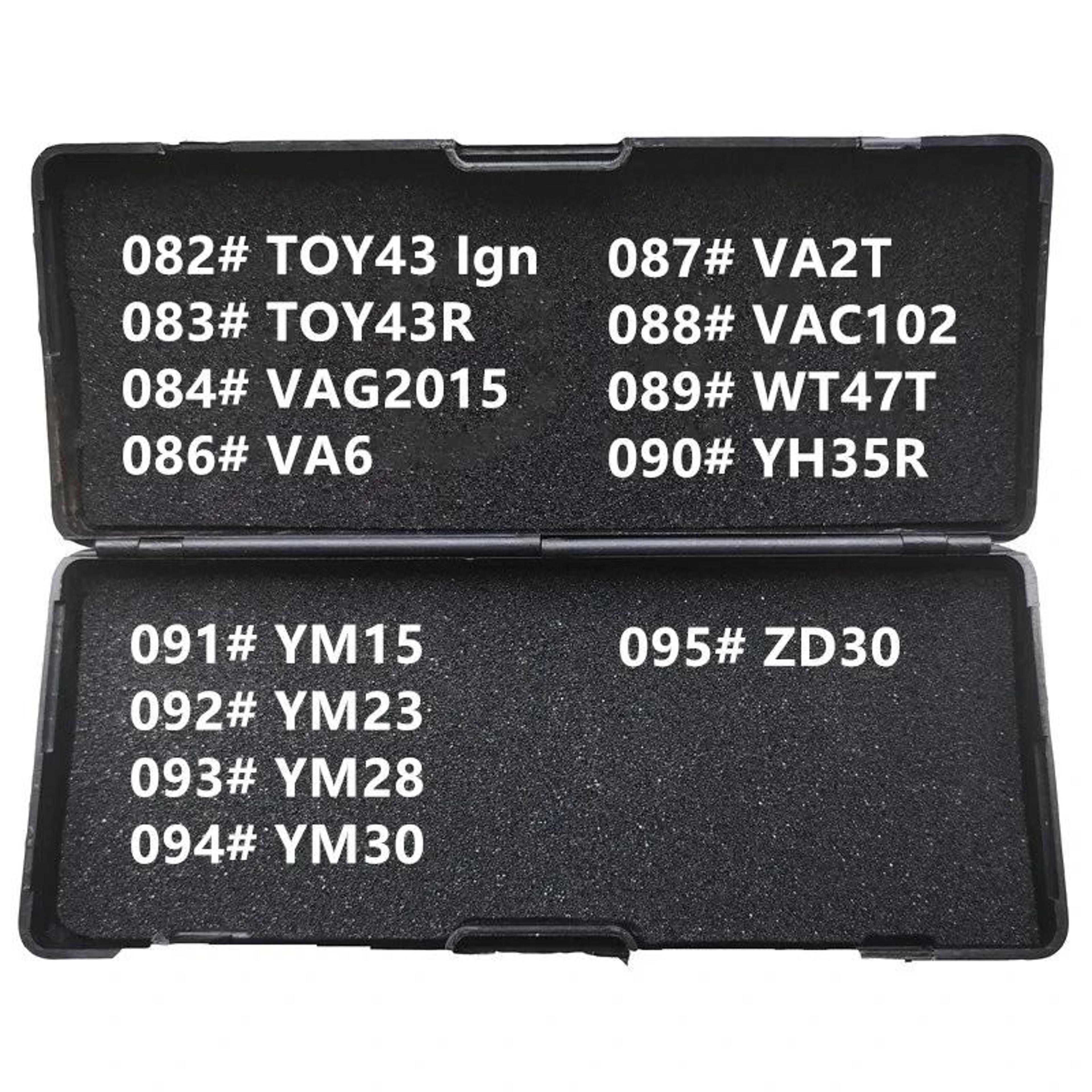 2 in 1 locksmith tool for automotive flat milling keyways