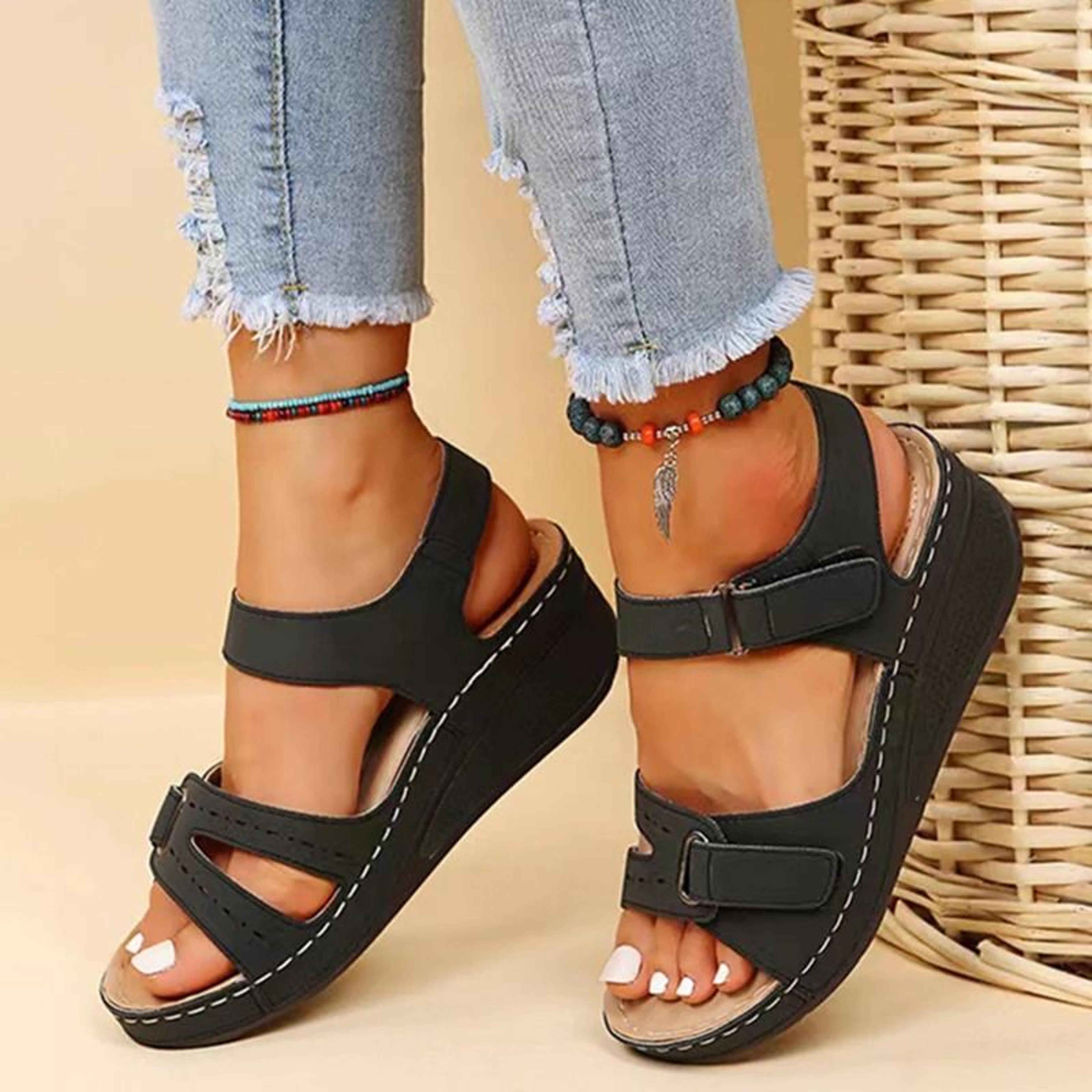 elegant summer wedge sandals for women outdoor casual party footwear