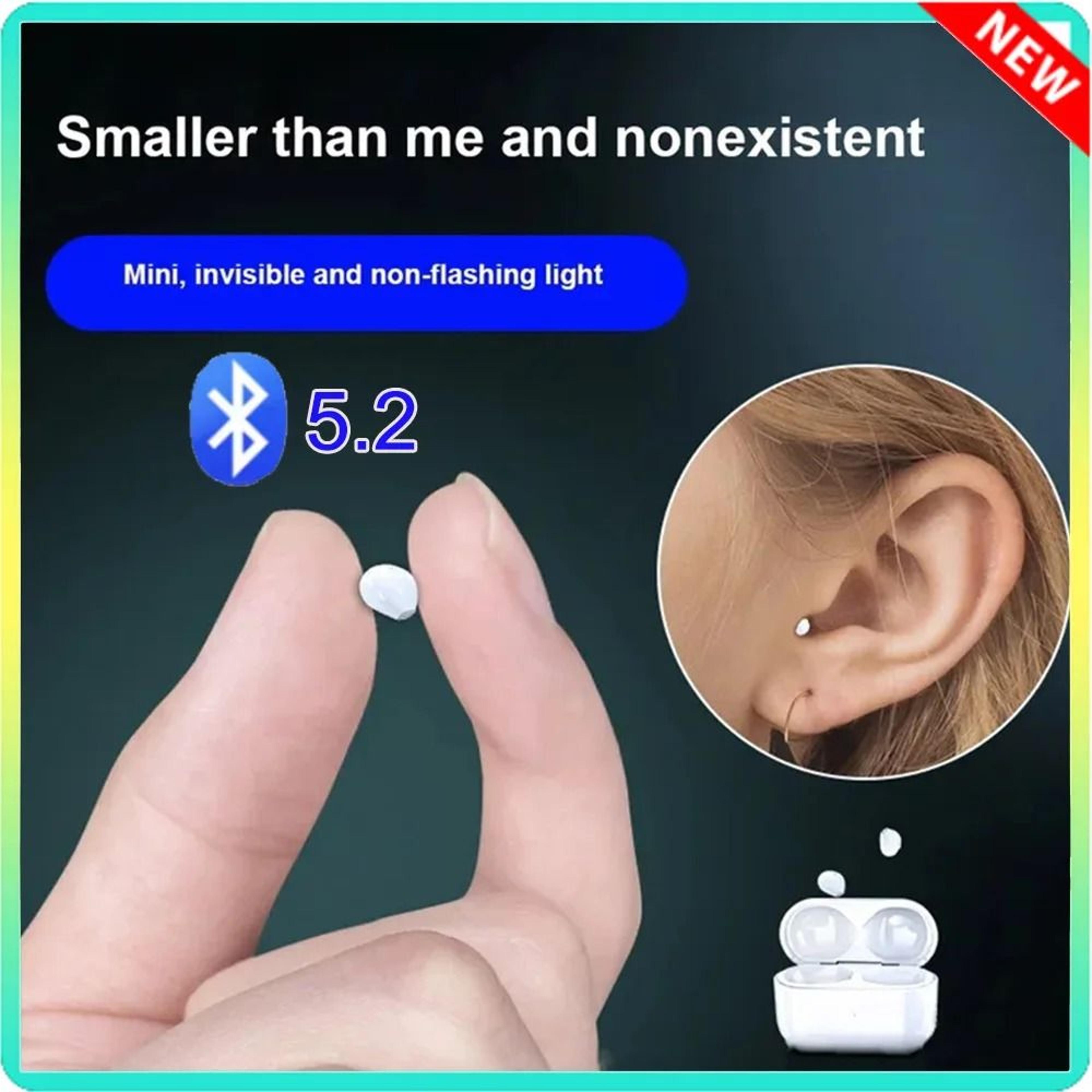 invisible mini bluetooth tws earbuds with noise reduction and mic