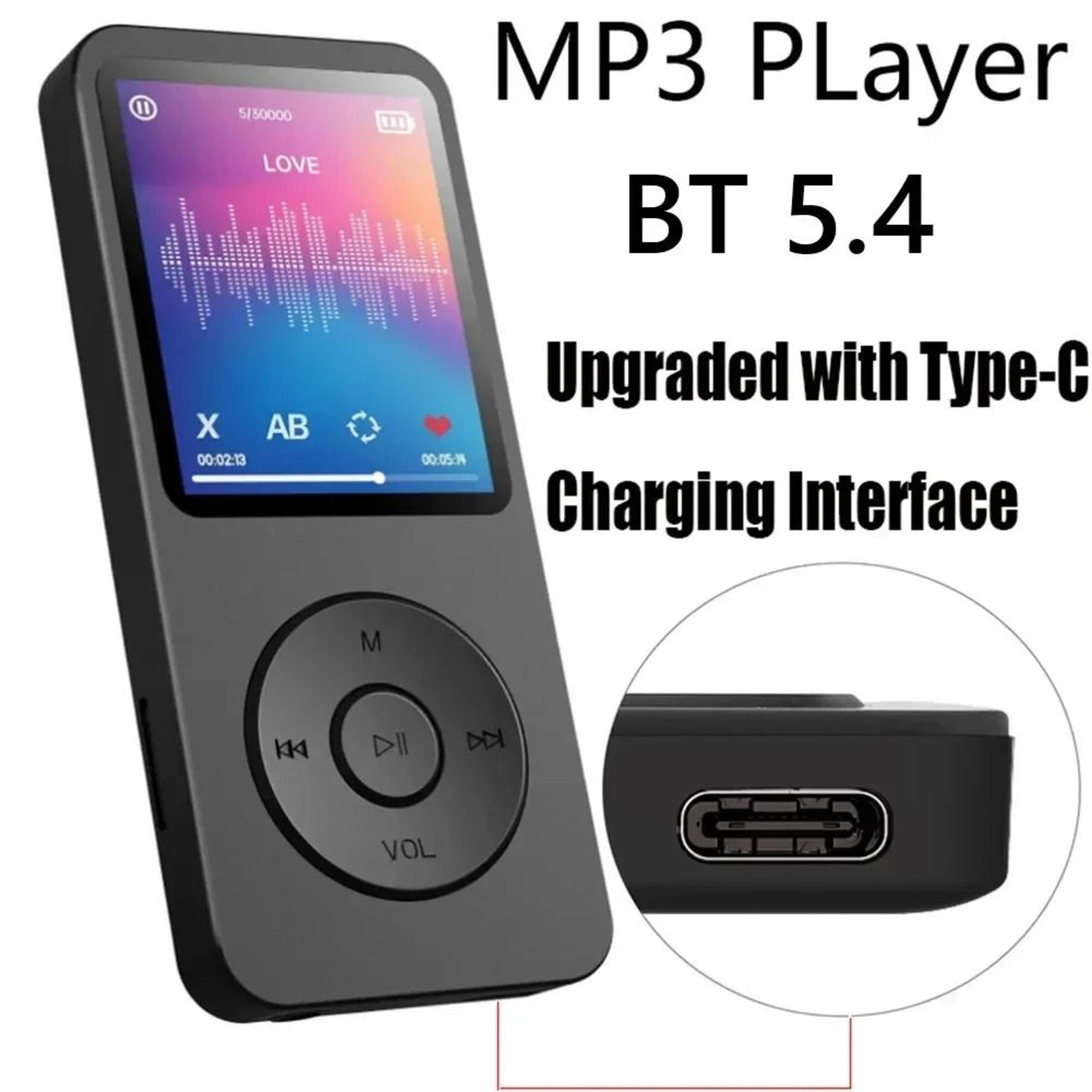 portable bluetooth mp3 music player with fm radio and recording