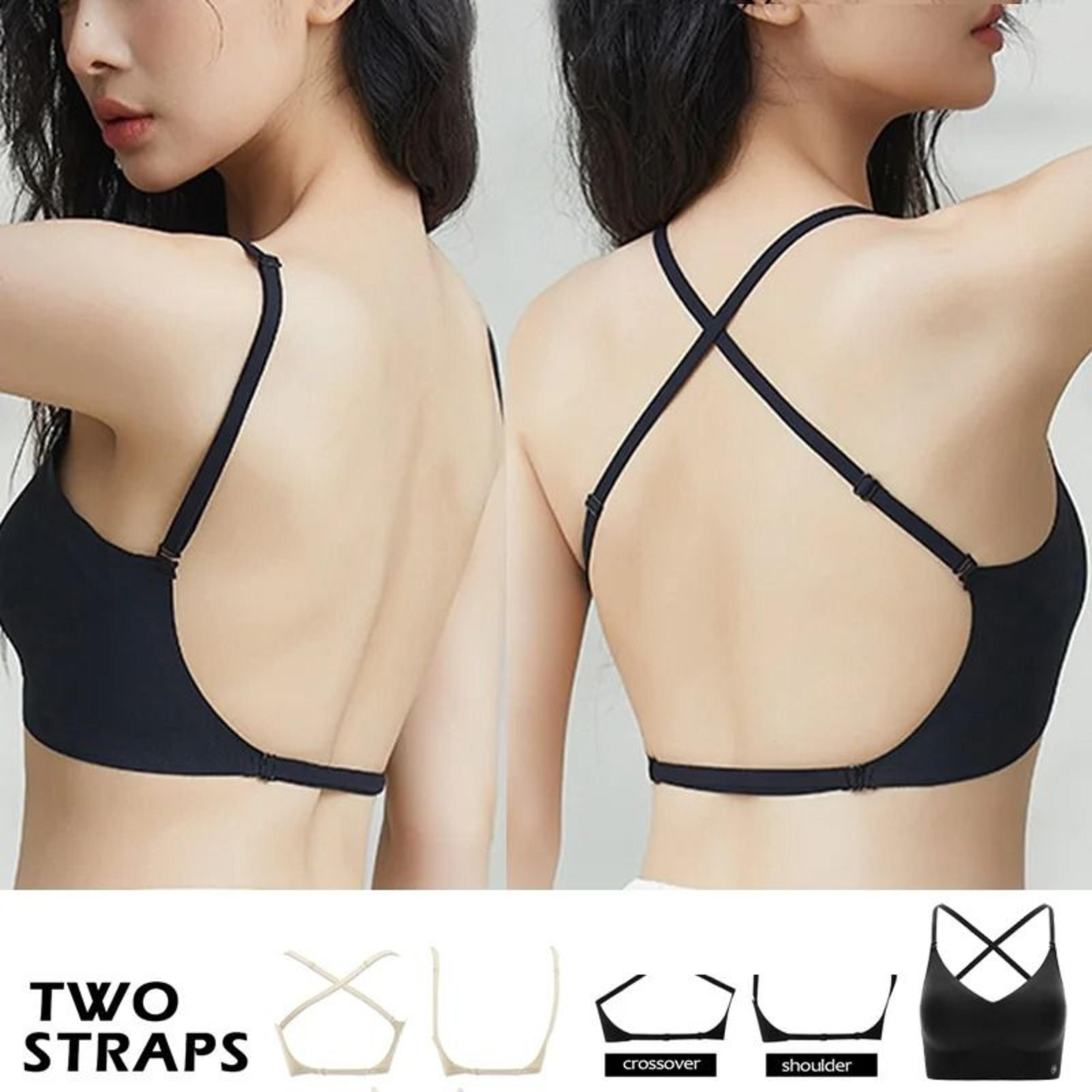 open back invisible u-shaped bra seamless backless strapless lingerie