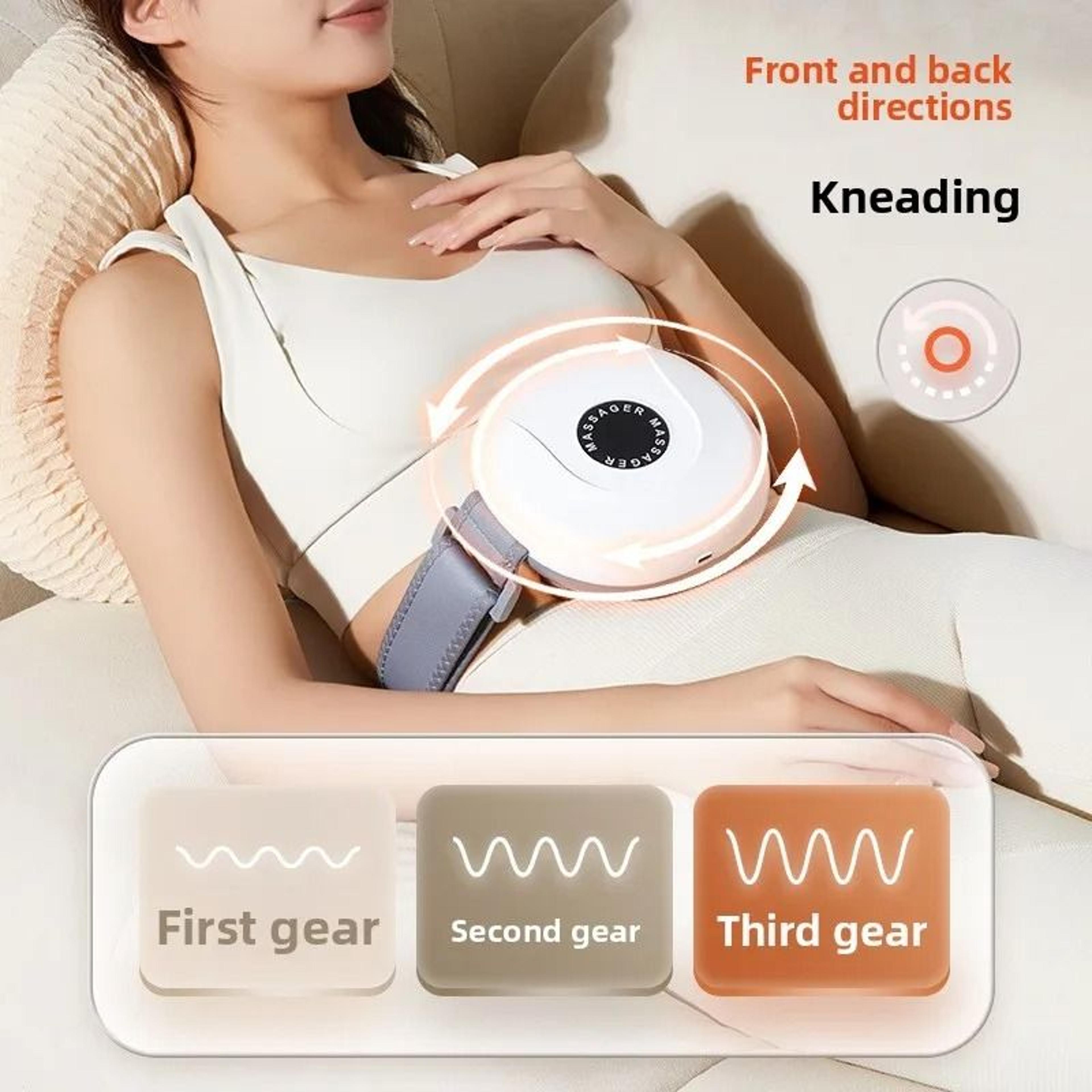 abdominal massager intestinal peristalsis tummy massage belt with automatic vibration