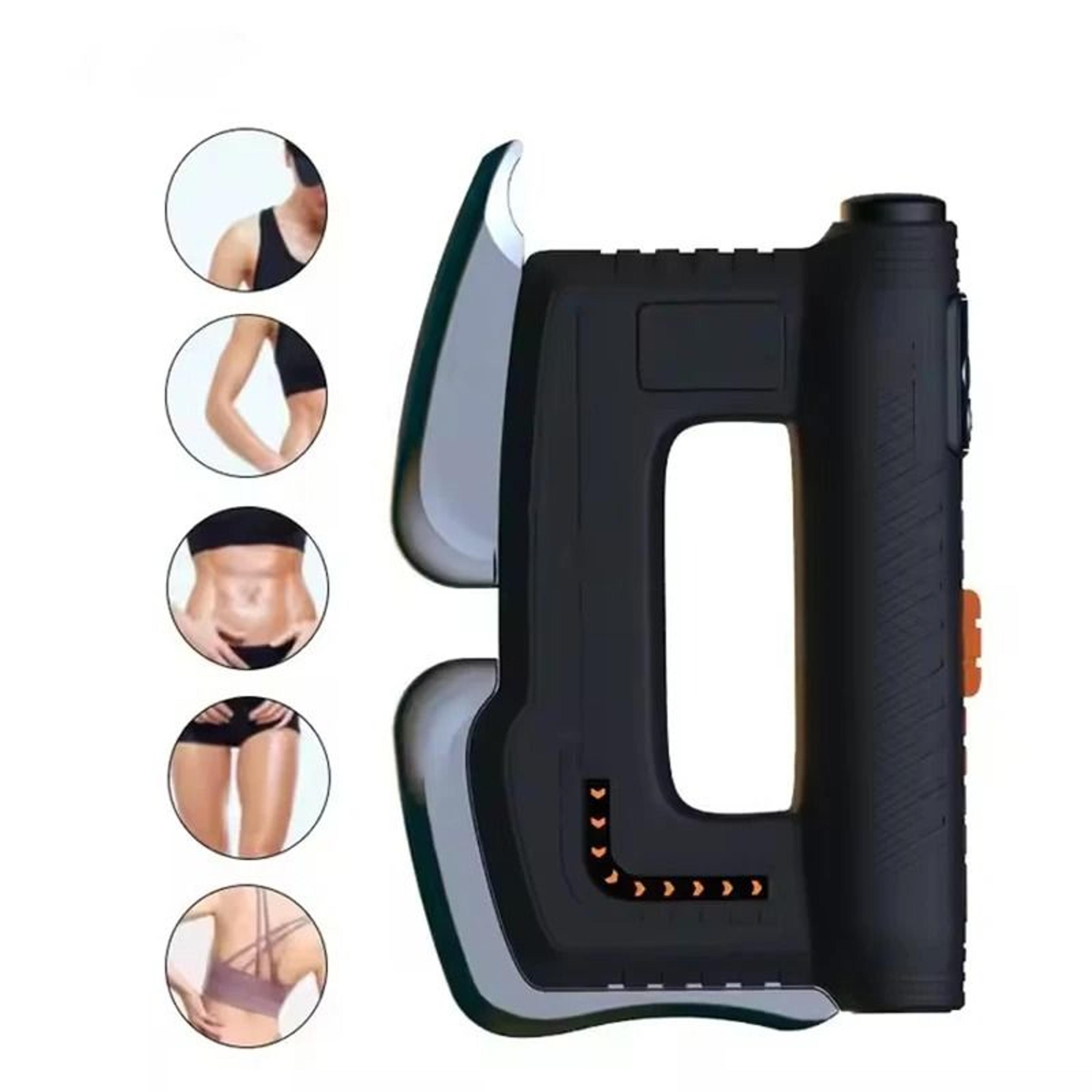 multi-function heated fascia scraping massager with ems and red light therapy