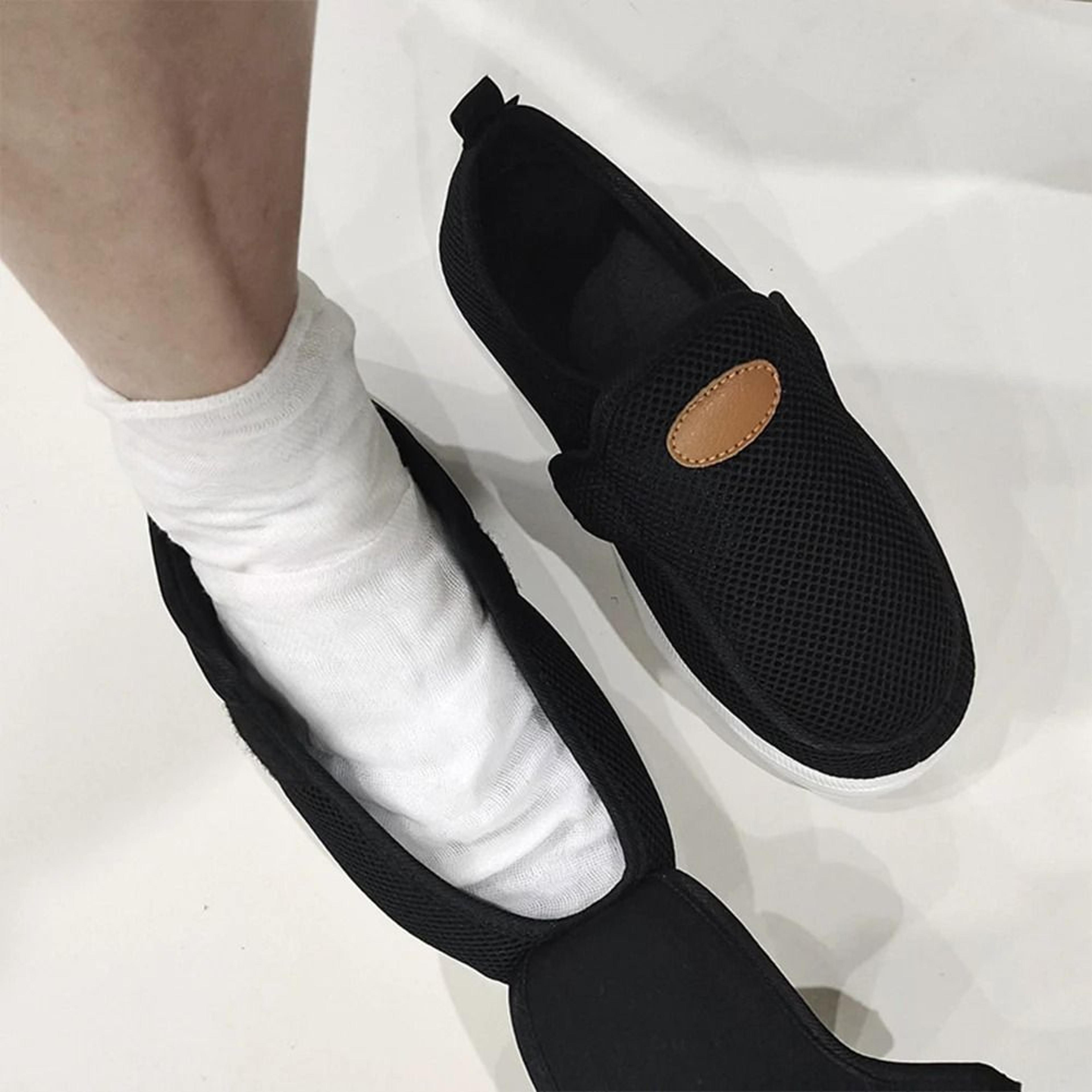 walking shoes for men adjustable swollen feet shoes extra wide width slip on for elderly foot pain relief