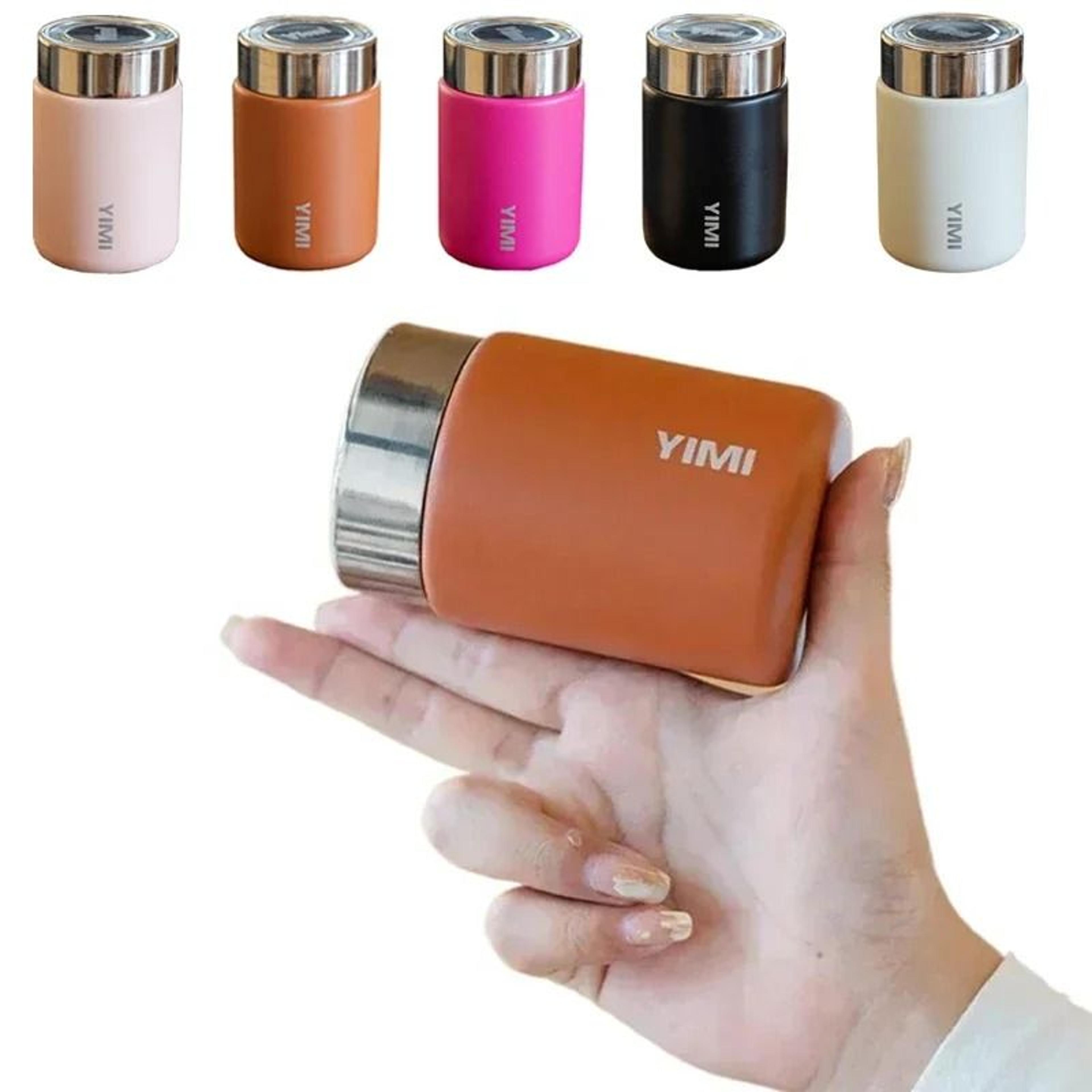 230ml mini stainless steel pocket thermos mug with leak-proof vacuum insulation