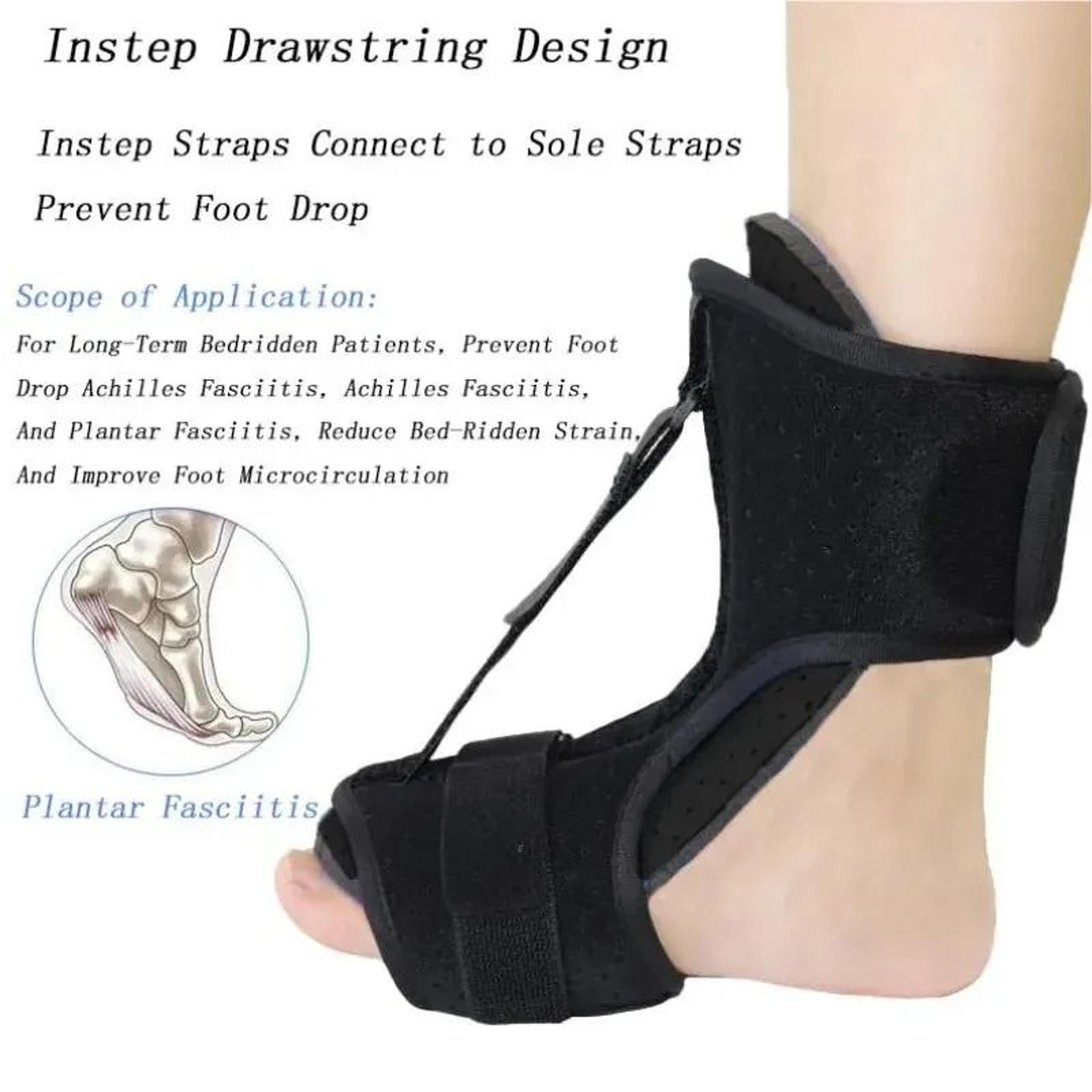 adjustable plantar fasciitis night splint foot brace for heel and arch pain relief